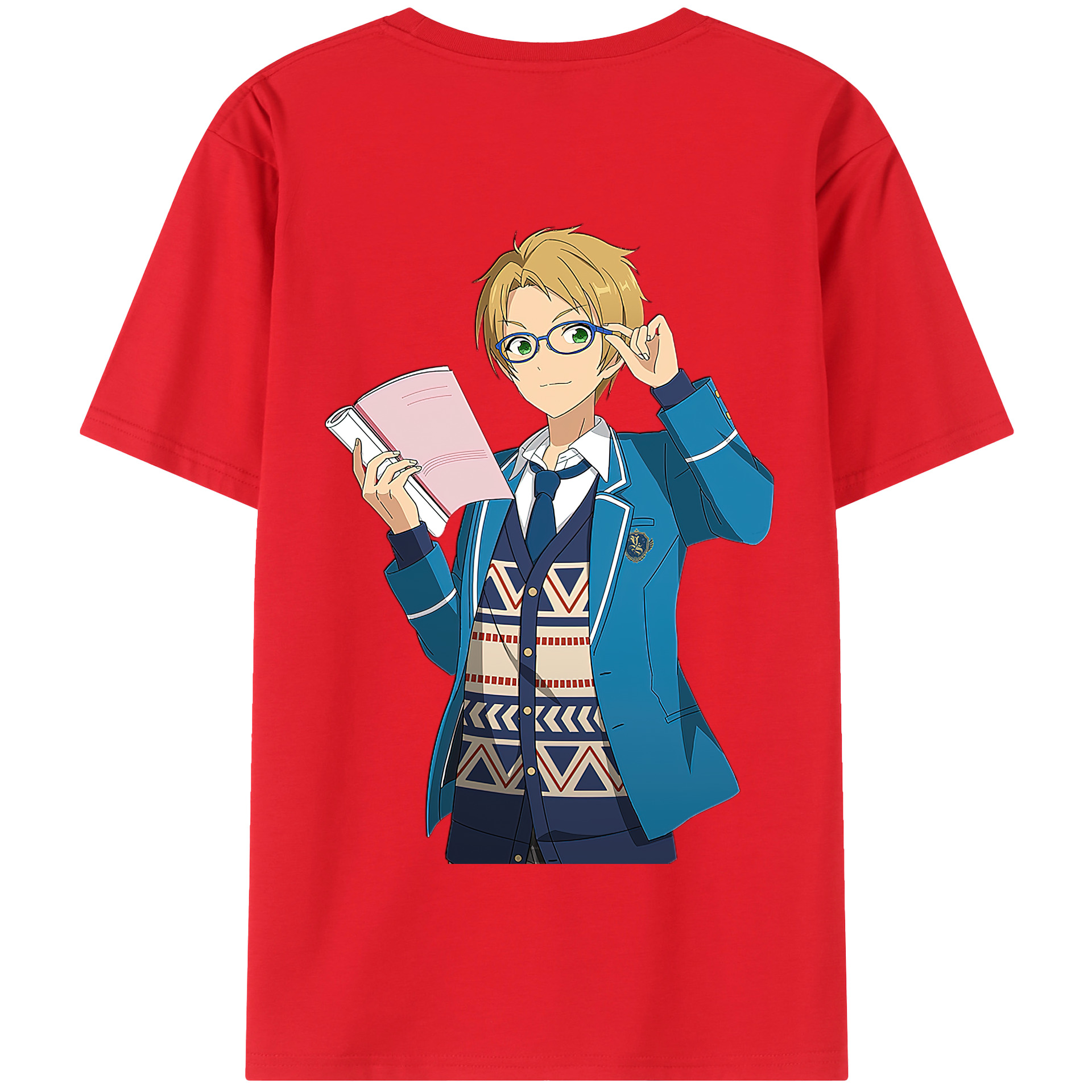 （画像用） あんさんぶるスターズ! Ensemble Stars 綿100％半袖Tシャツ（背面プリント）