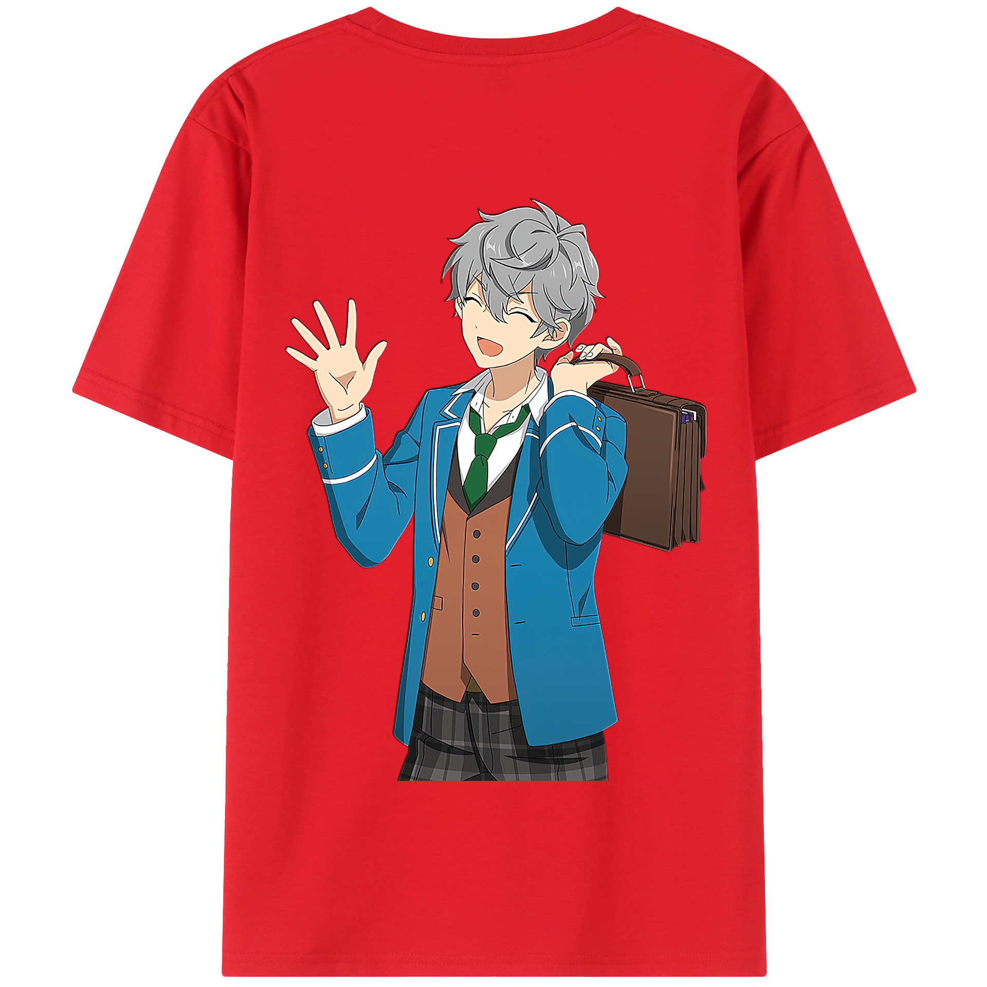 （画像用） あんさんぶるスターズ! Ensemble Stars 綿100％半袖Tシャツ（背面プリント）