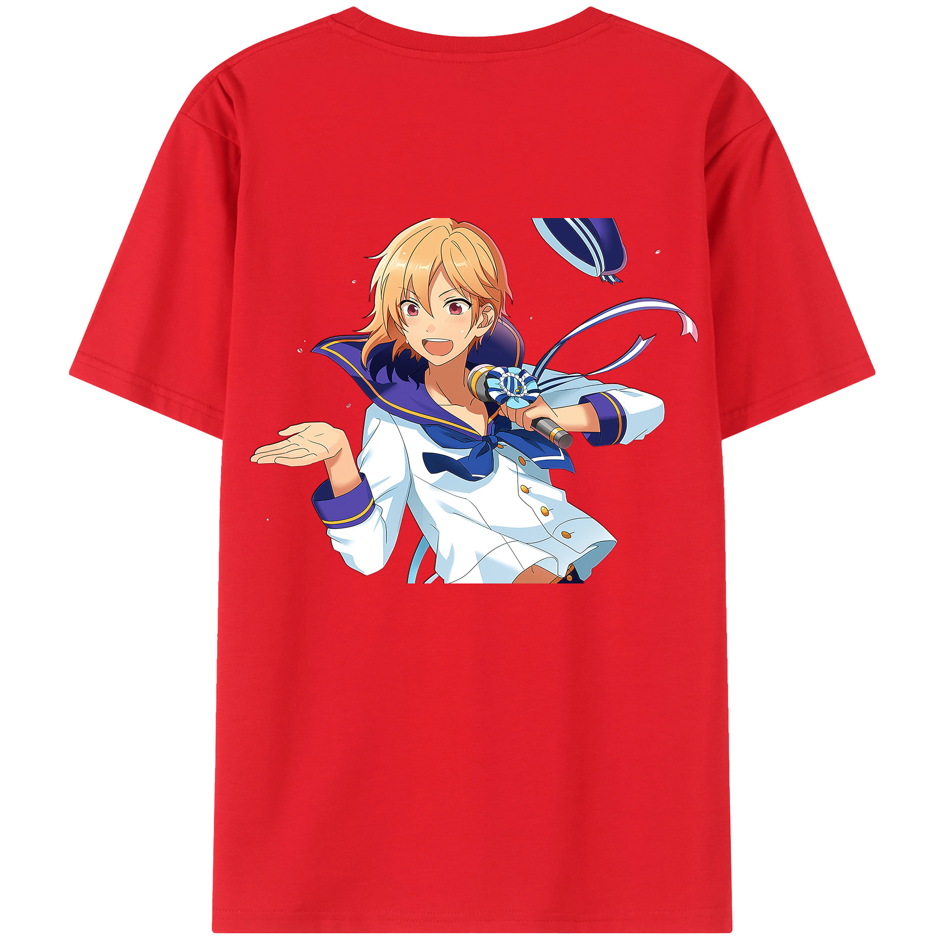 （画像用） あんさんぶるスターズ! Ensemble Stars 綿100％半袖Tシャツ（背面プリント）