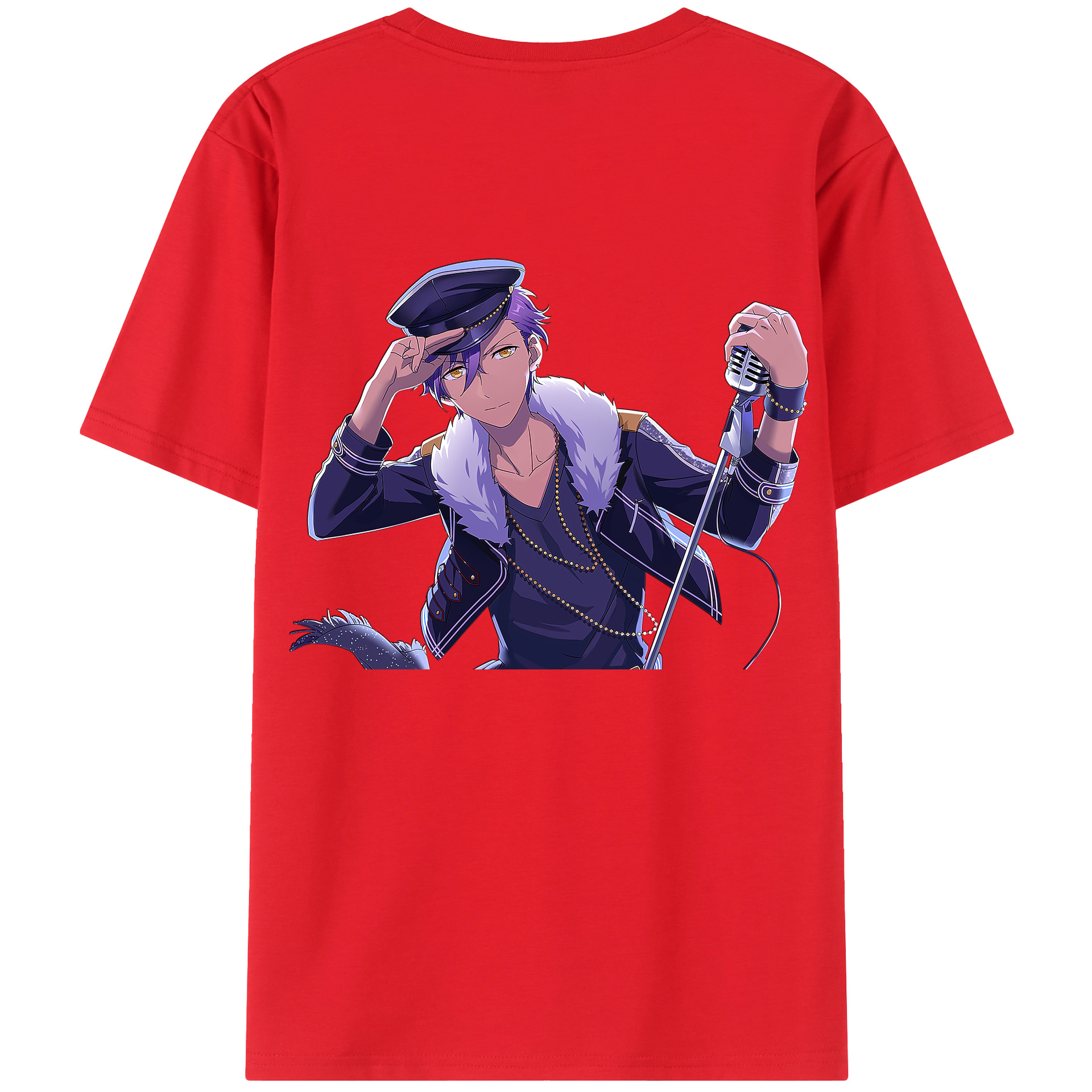 （画像用） あんさんぶるスターズ! Ensemble Stars 綿100％半袖Tシャツ（背面プリント）