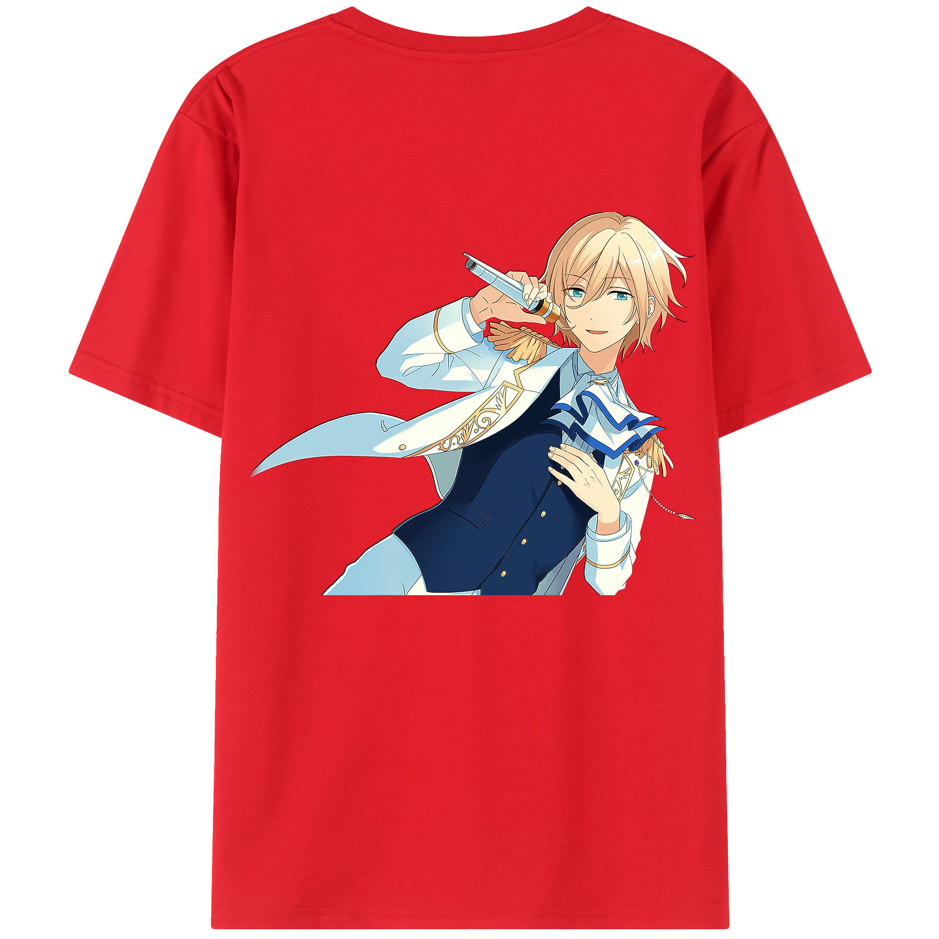 （画像用） あんさんぶるスターズ! Ensemble Stars 綿100％半袖Tシャツ（背面プリント）