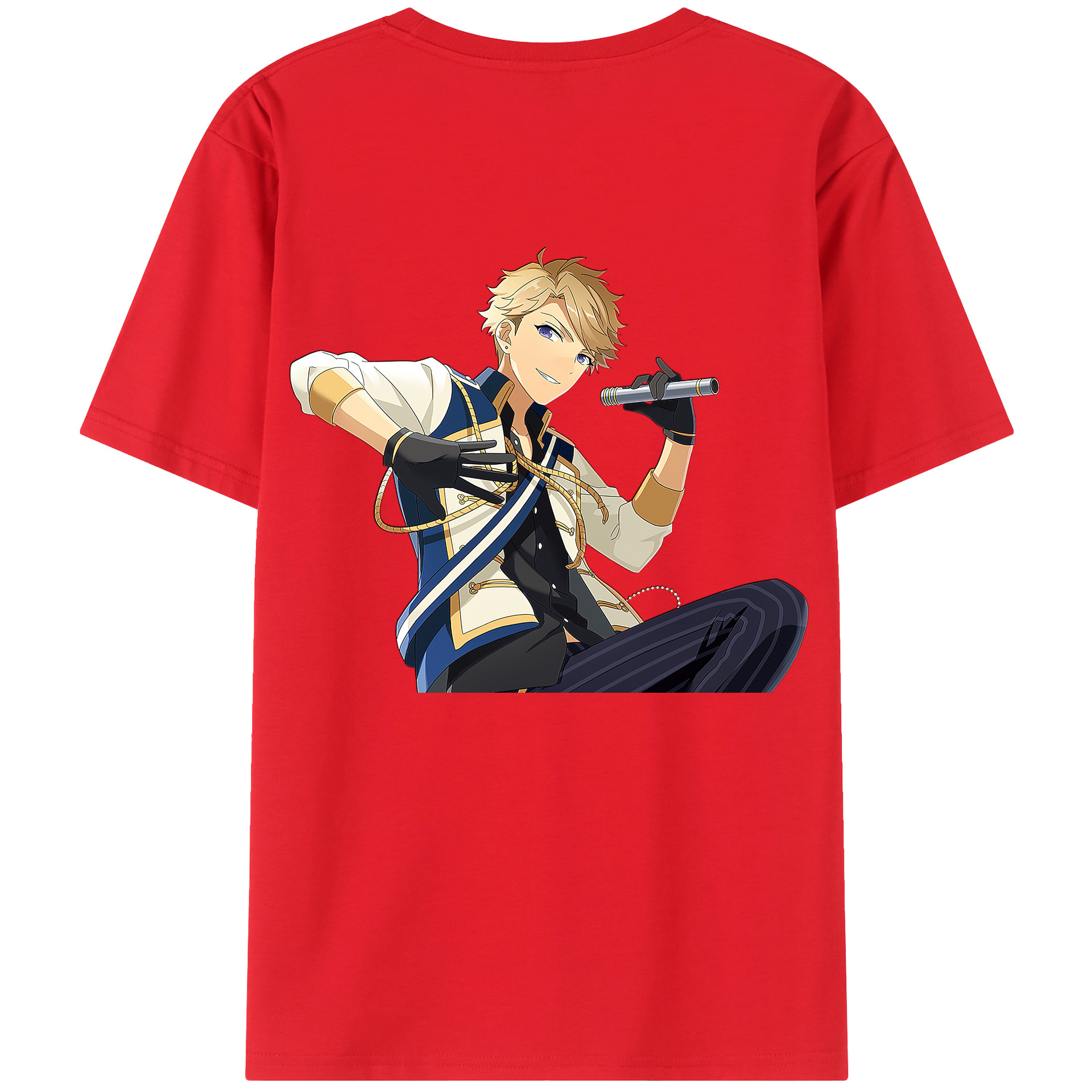 （画像用） あんさんぶるスターズ! Ensemble Stars 綿100％半袖Tシャツ（背面プリント）