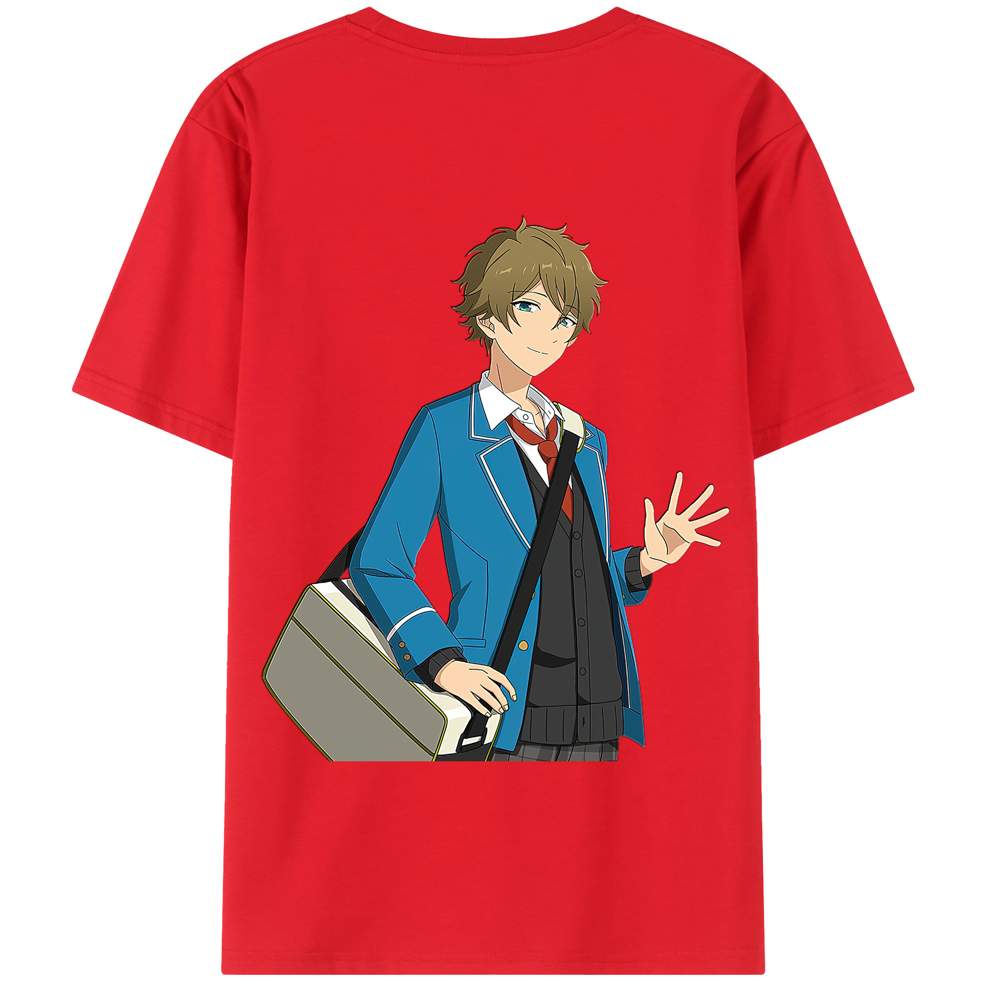 （画像用） あんさんぶるスターズ! Ensemble Stars 綿100％半袖Tシャツ（背面プリント）