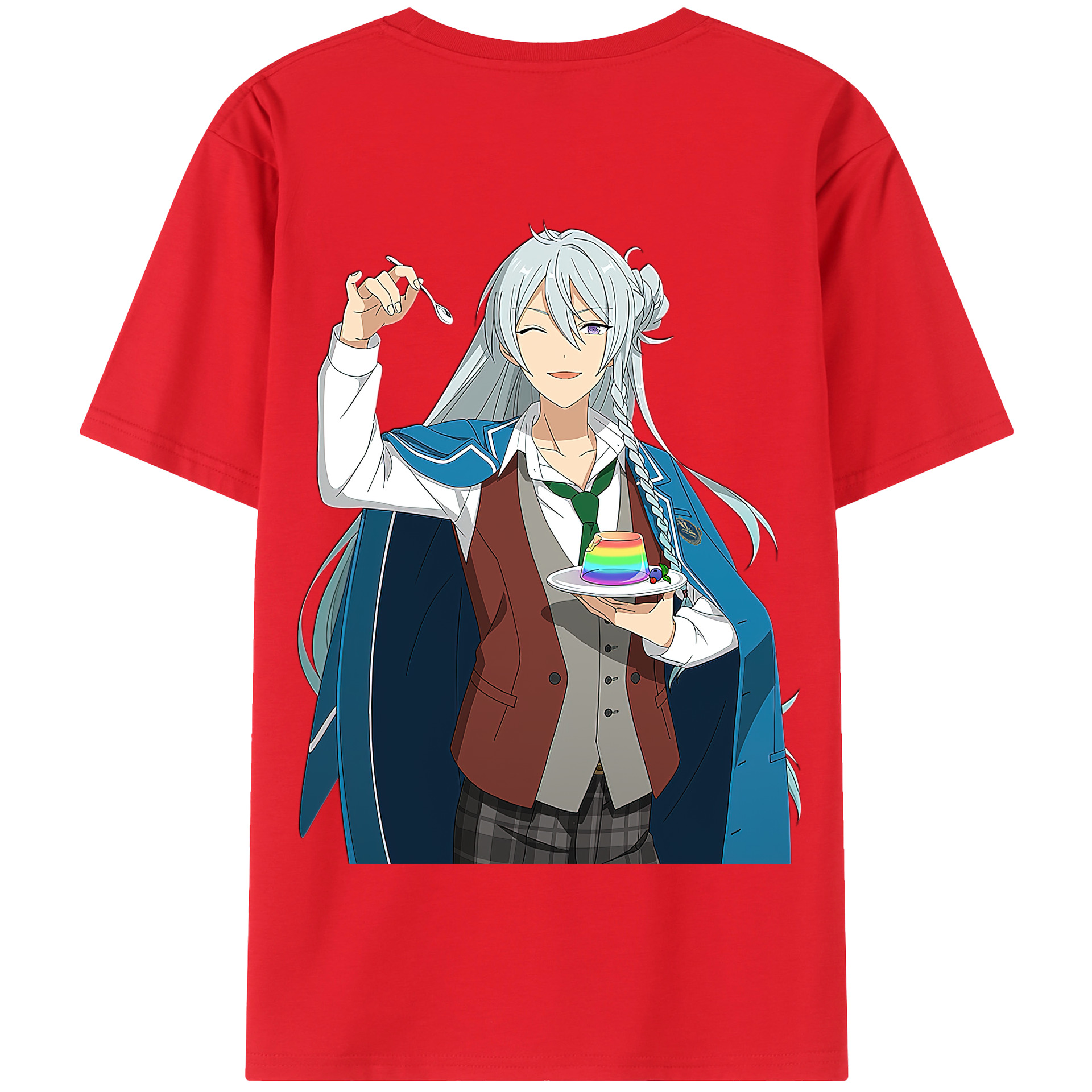 （画像用） あんさんぶるスターズ! Ensemble Stars 綿100％半袖Tシャツ（背面プリント）