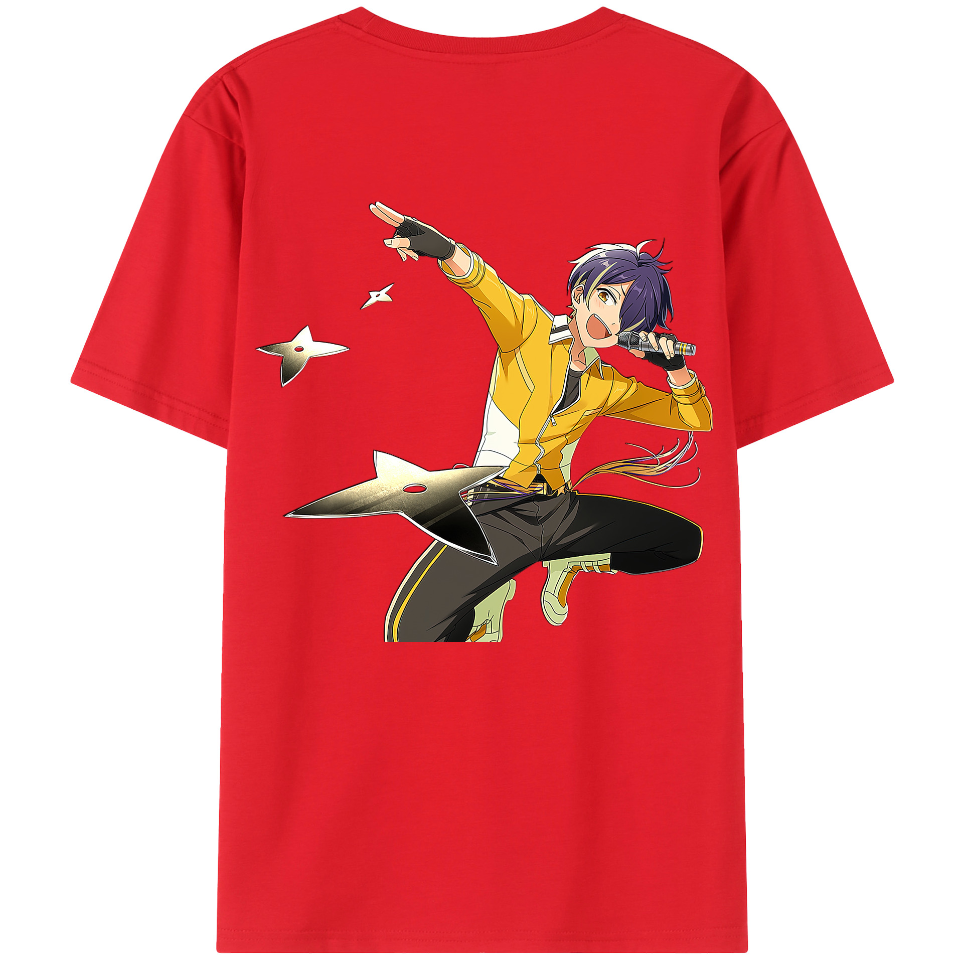 （画像用） あんさんぶるスターズ! Ensemble Stars 綿100％半袖Tシャツ（背面プリント）
