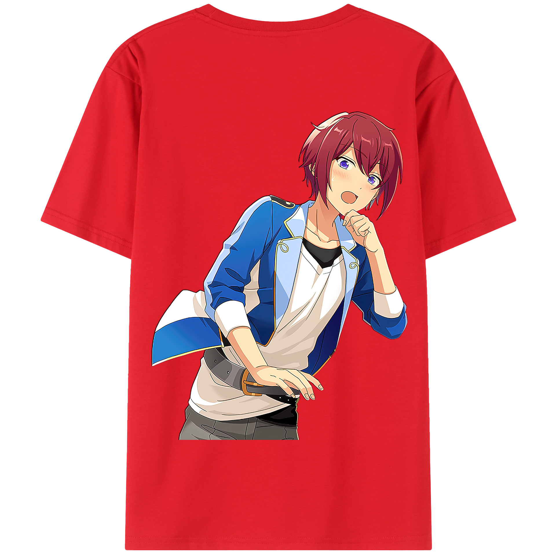 （画像用） あんさんぶるスターズ! Ensemble Stars 綿100％半袖Tシャツ（背面プリント）