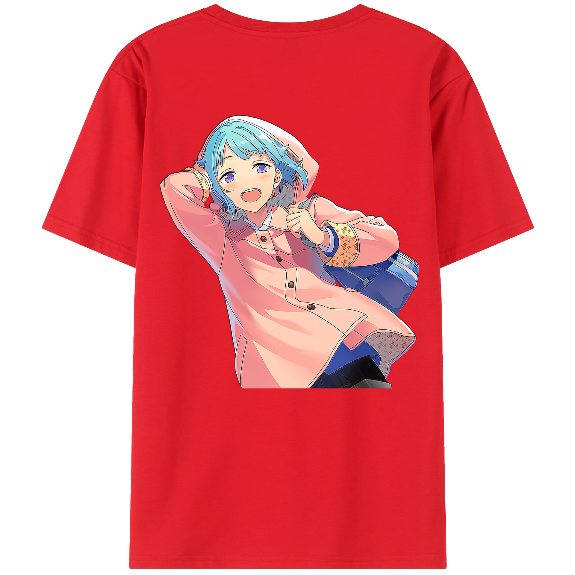 （画像用） あんさんぶるスターズ! Ensemble Stars 綿100％半袖Tシャツ（背面プリント）