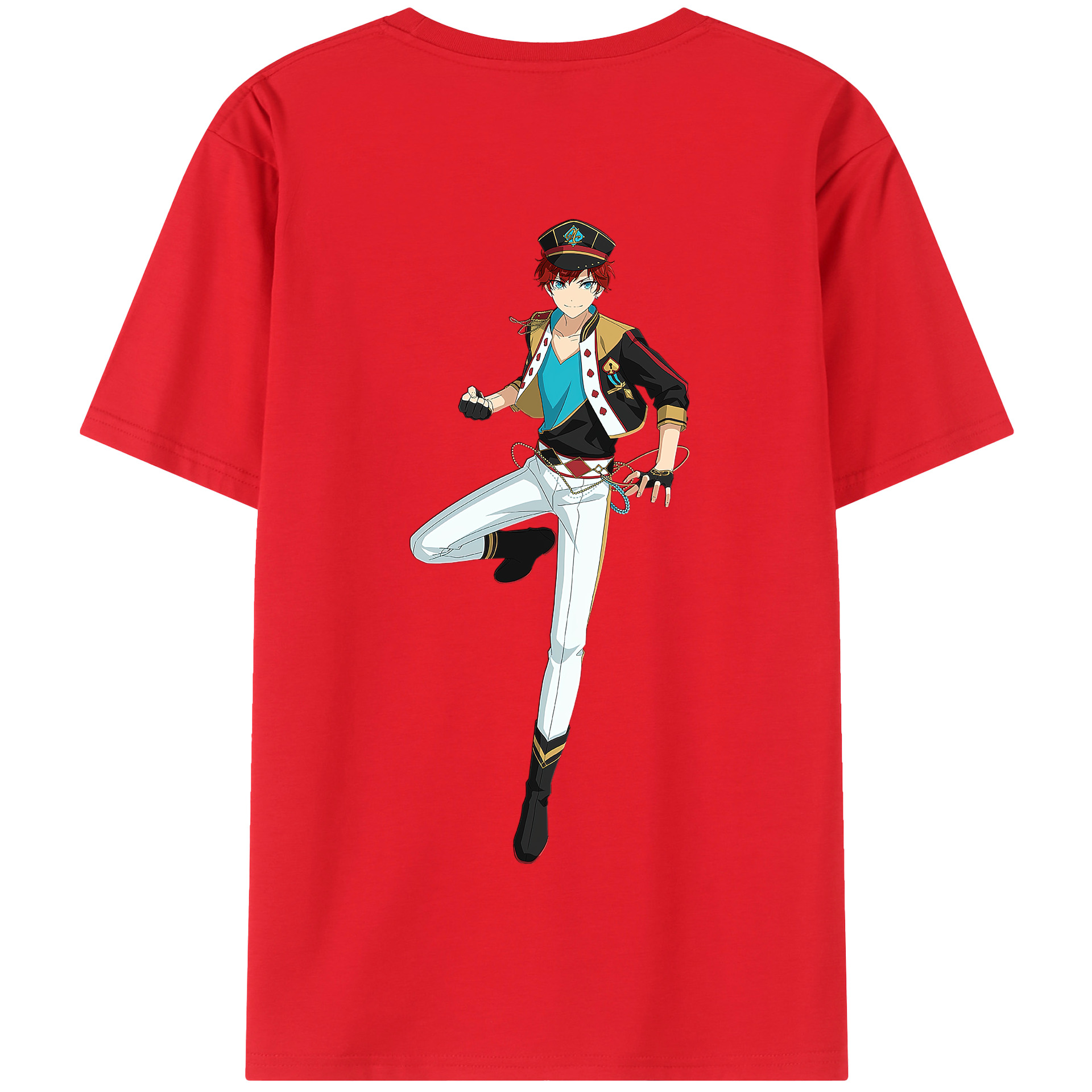 （画像用） あんさんぶるスターズ! Ensemble Stars 綿100％半袖Tシャツ（背面プリント）