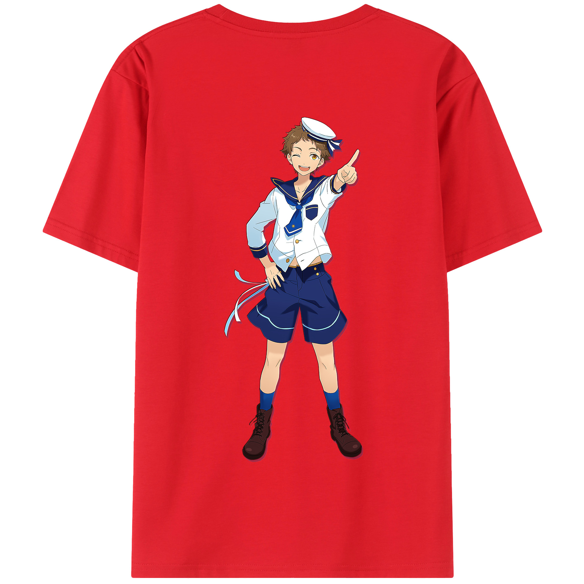 （画像用） あんさんぶるスターズ! Ensemble Stars 綿100％半袖Tシャツ（背面プリント）