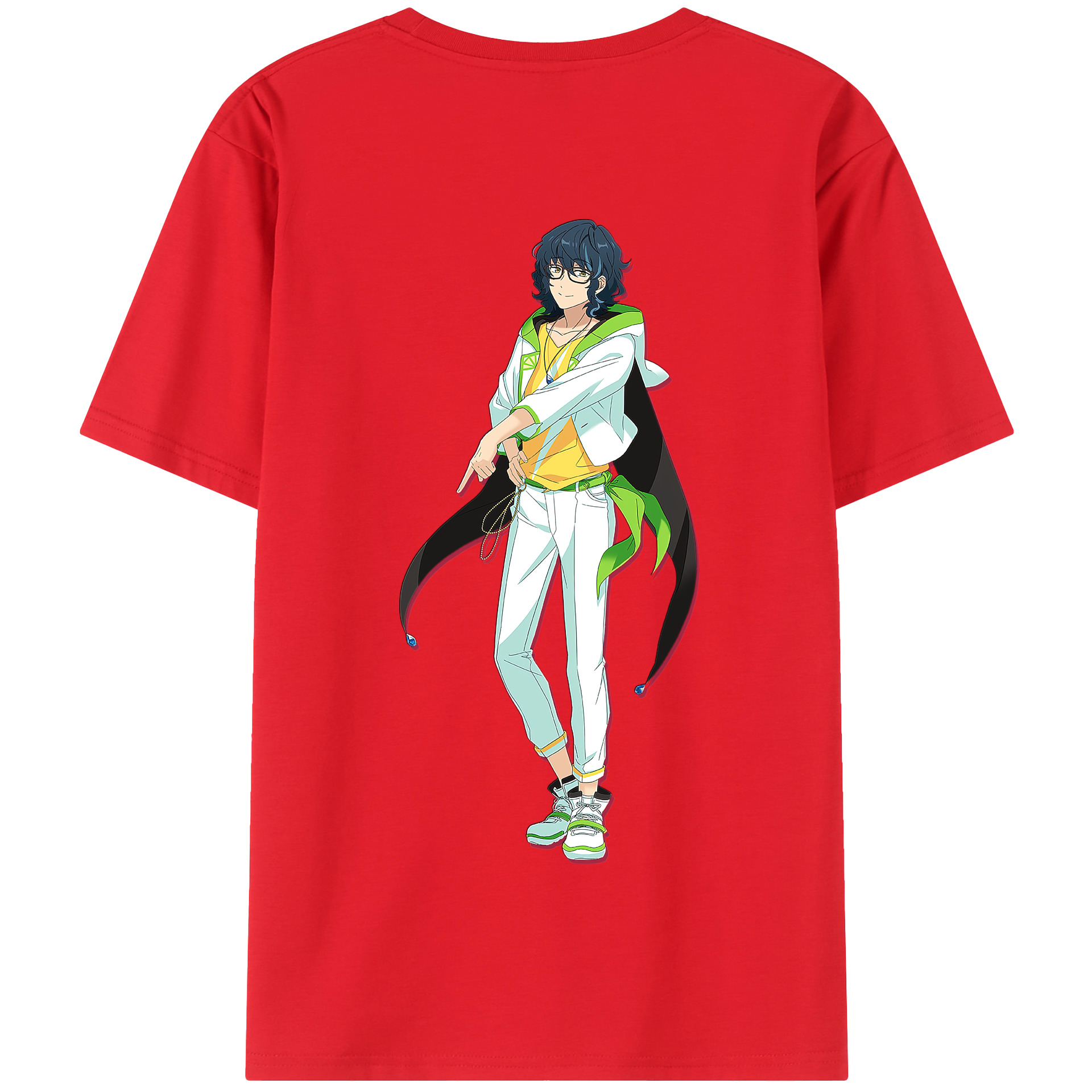 （画像用） あんさんぶるスターズ! Ensemble Stars 綿100％半袖Tシャツ（背面プリント）