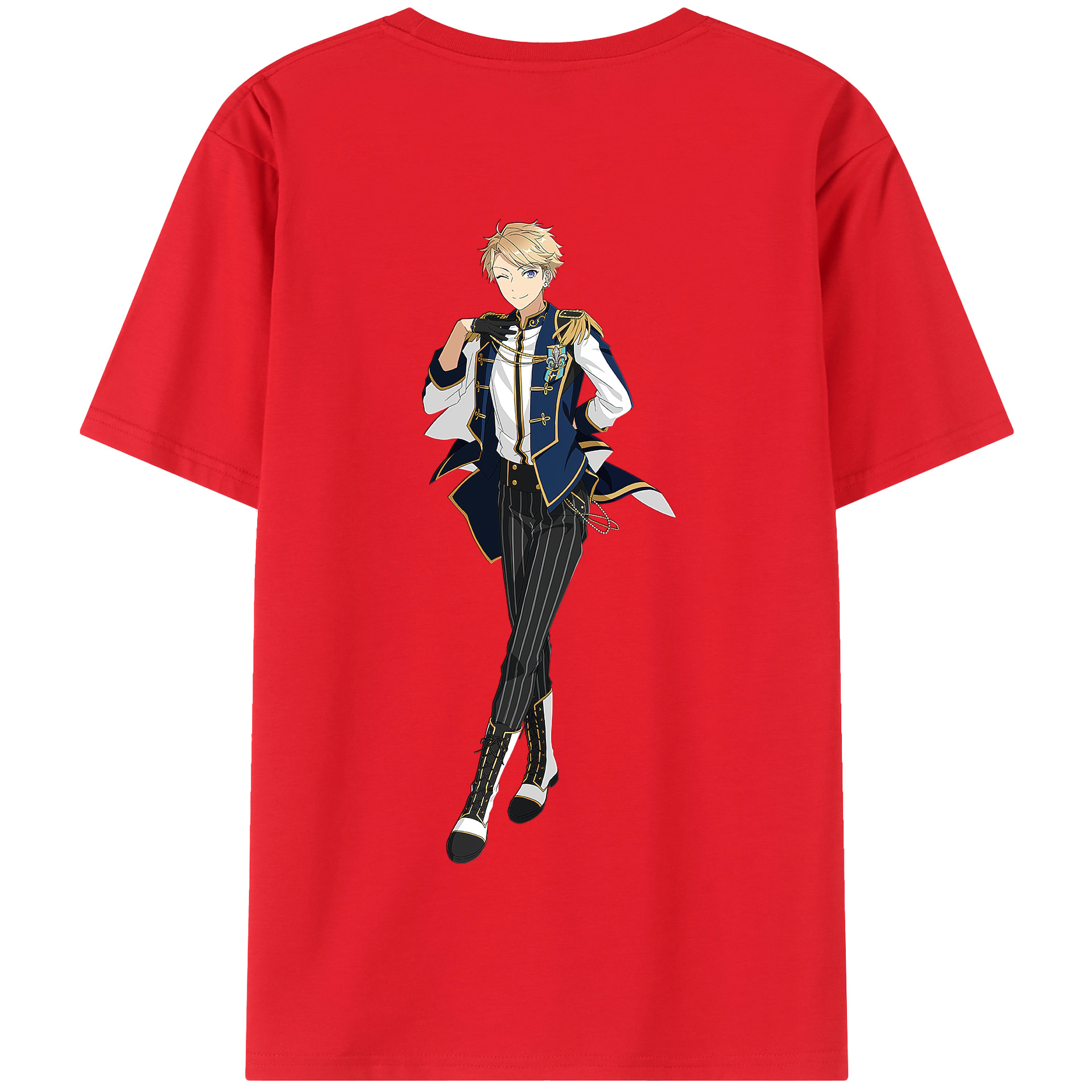 （画像用） あんさんぶるスターズ! Ensemble Stars 綿100％半袖Tシャツ（背面プリント）
