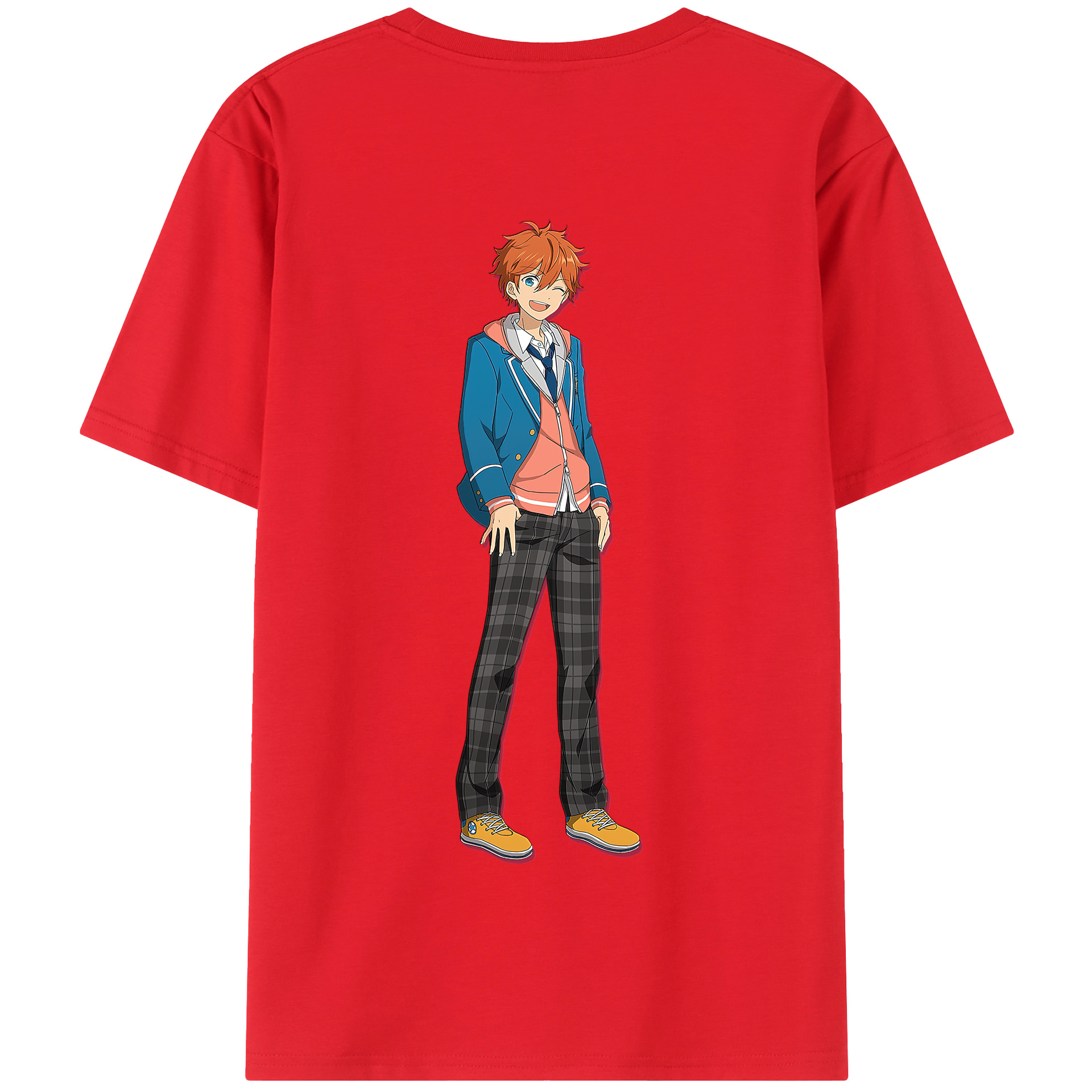 （画像用） あんさんぶるスターズ! Ensemble Stars 綿100％半袖Tシャツ（背面プリント）