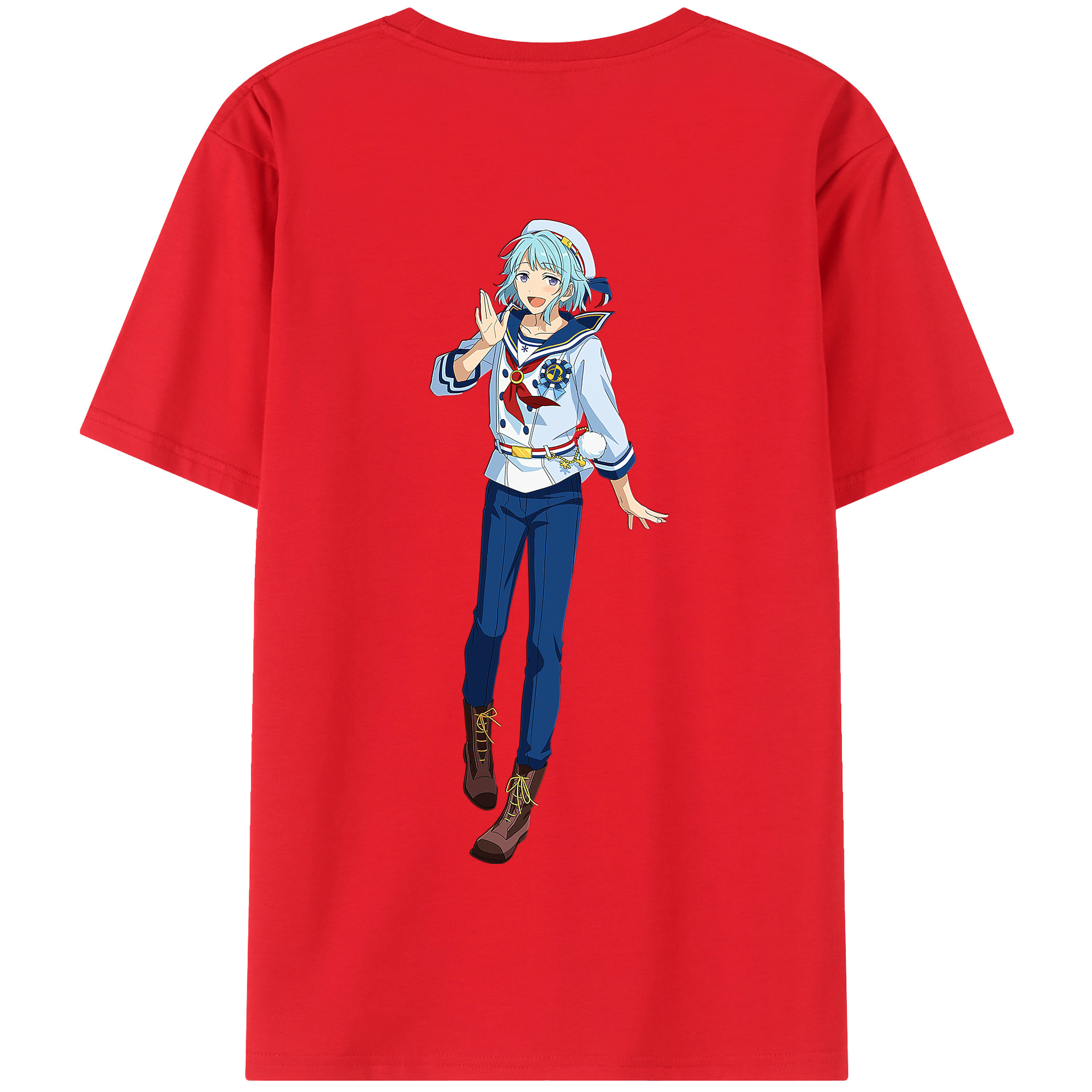 （画像用） あんさんぶるスターズ! Ensemble Stars 綿100％半袖Tシャツ（背面プリント）