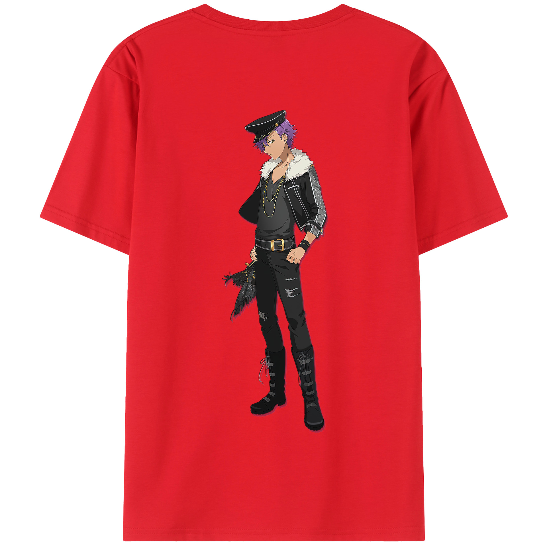 （画像用） あんさんぶるスターズ! Ensemble Stars 綿100％半袖Tシャツ（背面プリント）