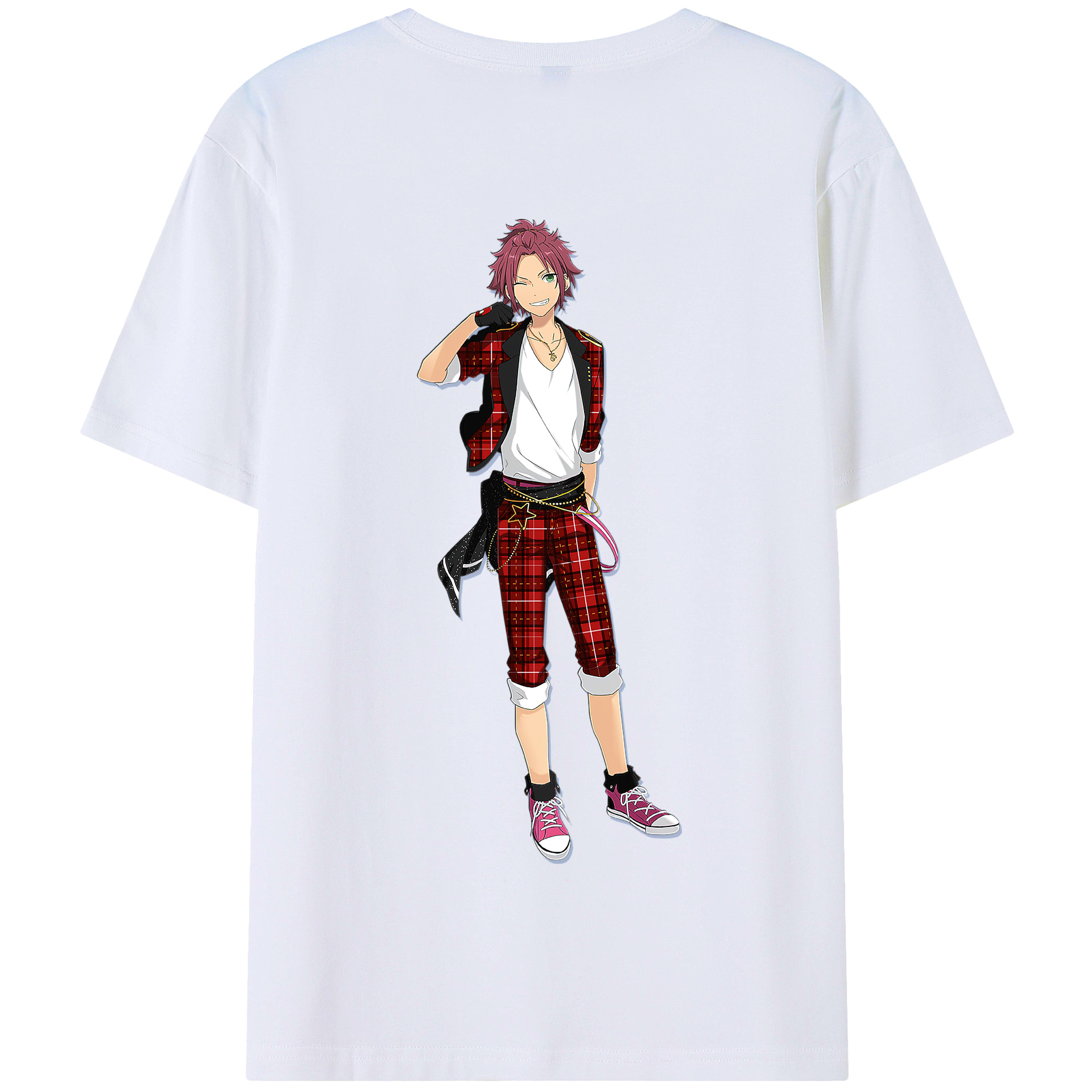 （画像用） あんさんぶるスターズ! Ensemble Stars 綿100％半袖Tシャツ（背面プリント）