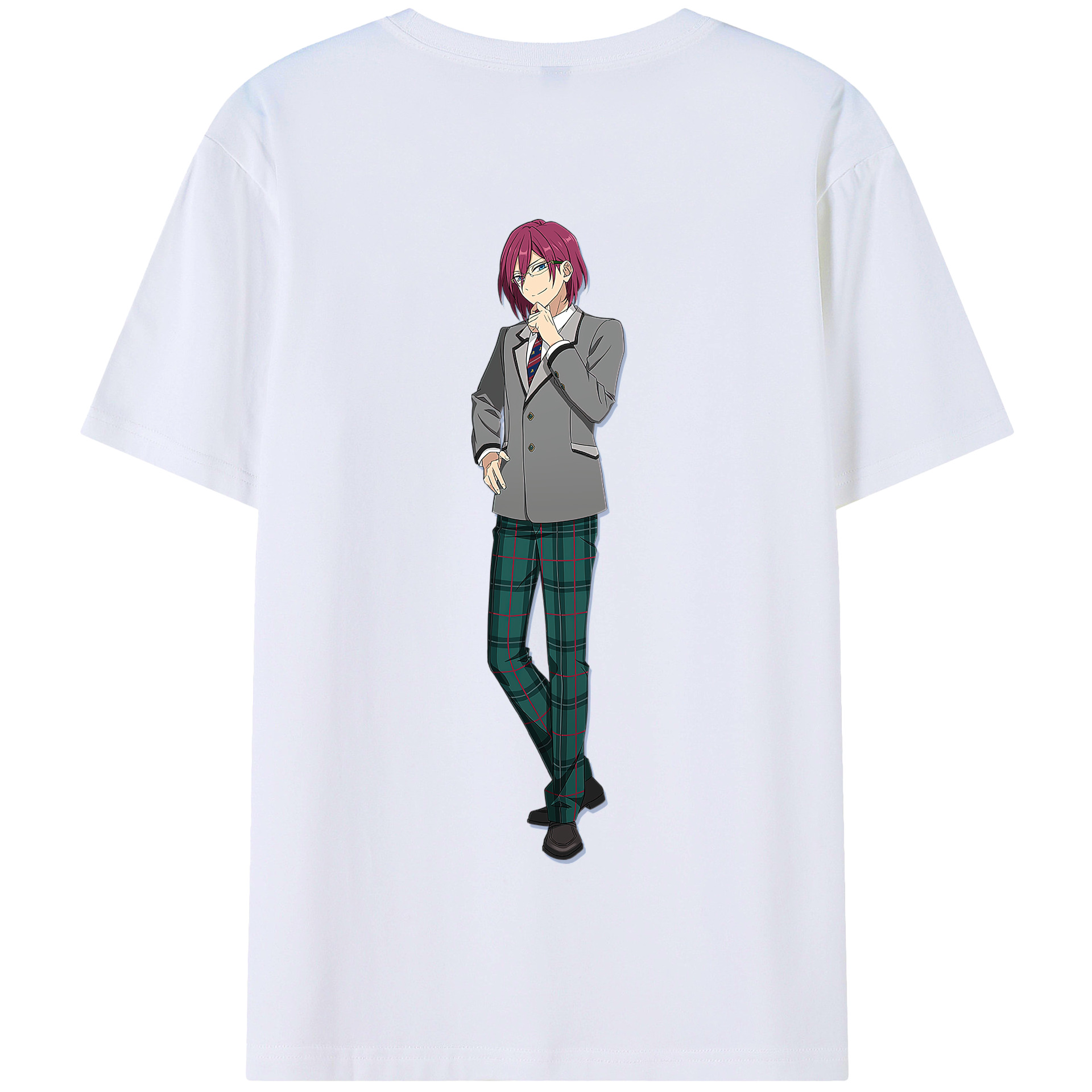 （画像用） あんさんぶるスターズ! Ensemble Stars 綿100％半袖Tシャツ（背面プリント）