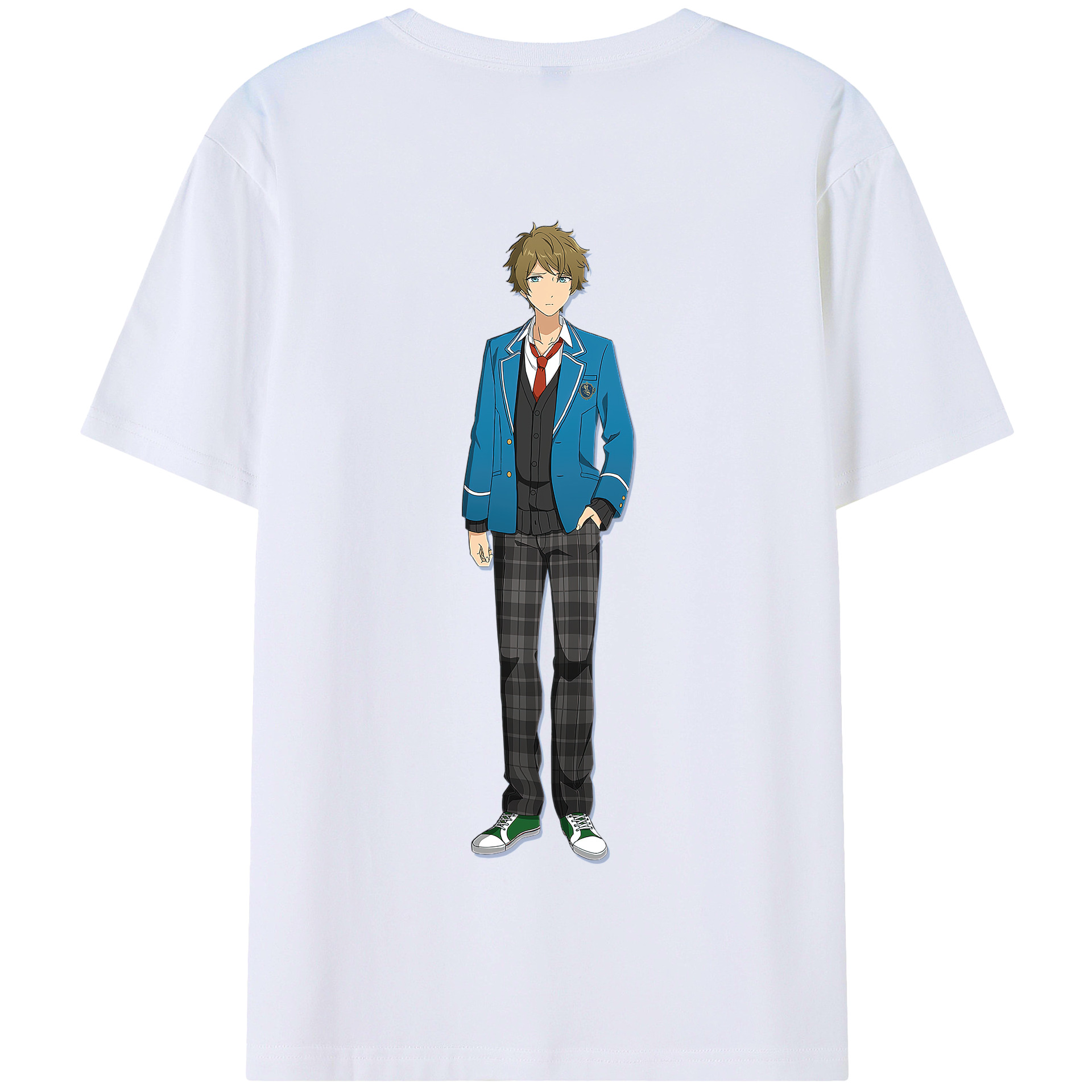 （画像用） あんさんぶるスターズ! Ensemble Stars 綿100％半袖Tシャツ（背面プリント）