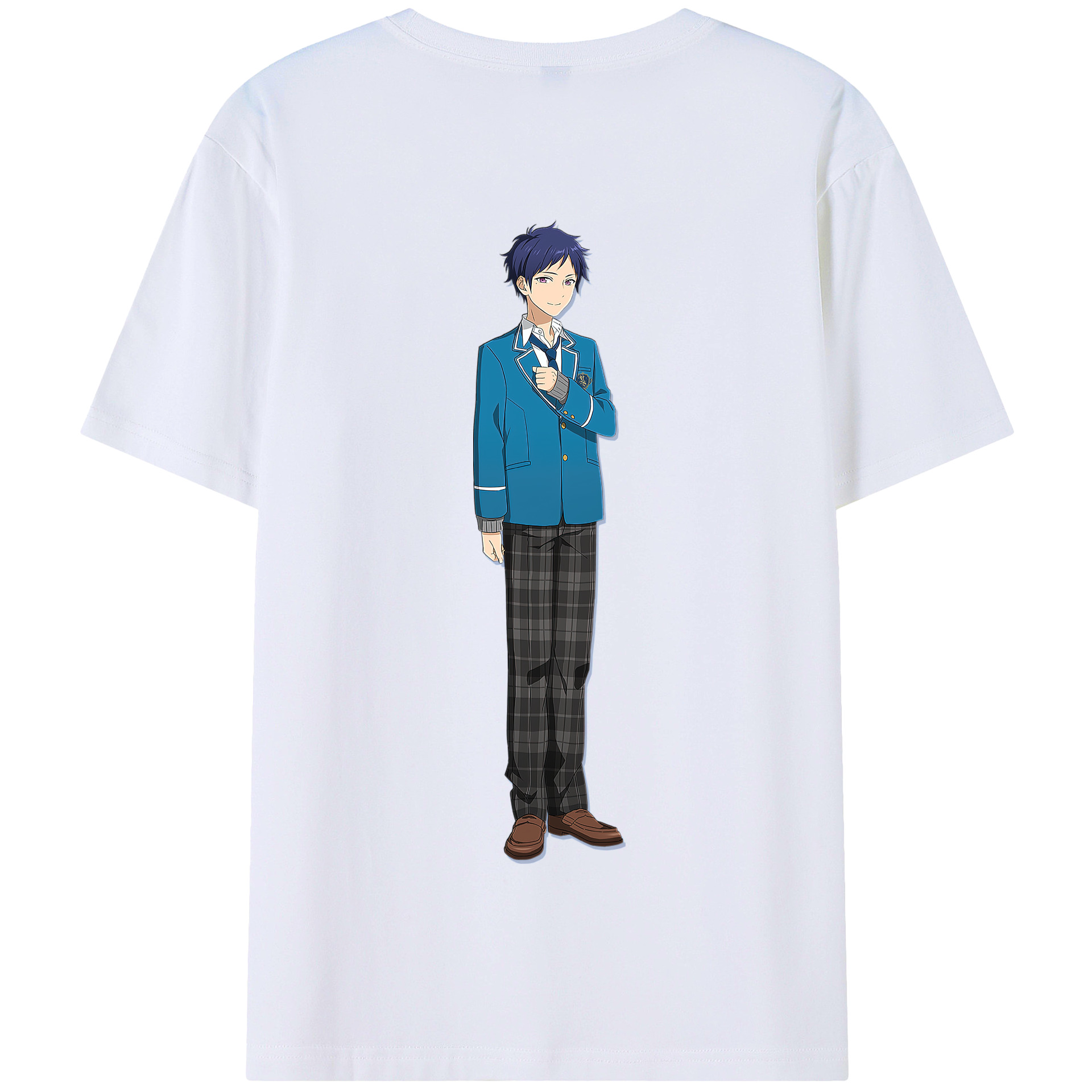 （画像用） あんさんぶるスターズ! Ensemble Stars 綿100％半袖Tシャツ（背面プリント）