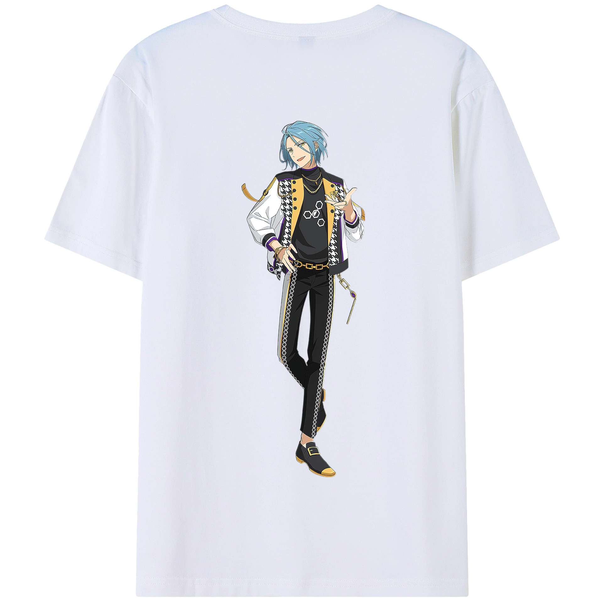 （画像用） あんさんぶるスターズ! Ensemble Stars 綿100％半袖Tシャツ（背面プリント）