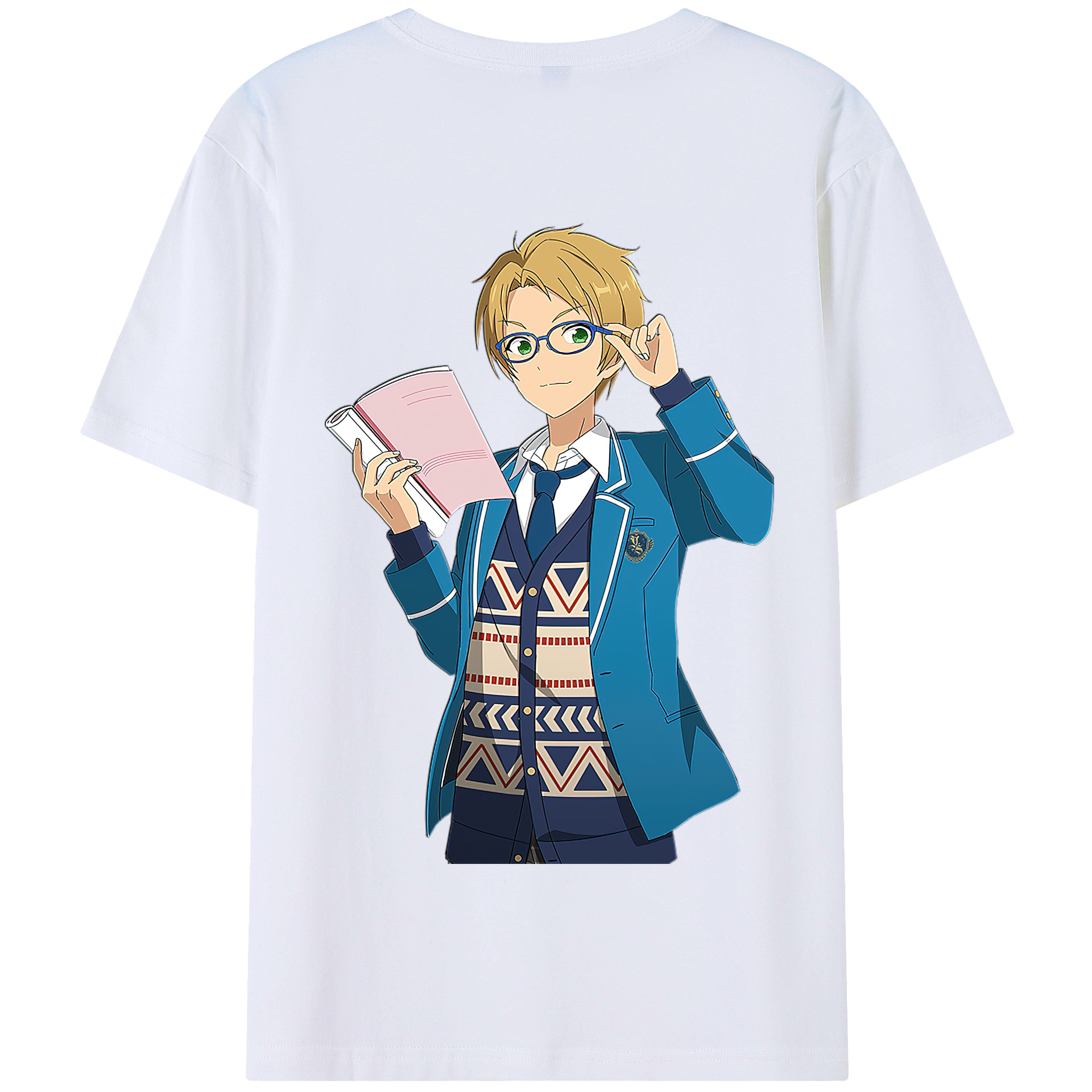 （画像用） あんさんぶるスターズ! Ensemble Stars 綿100％半袖Tシャツ（背面プリント）