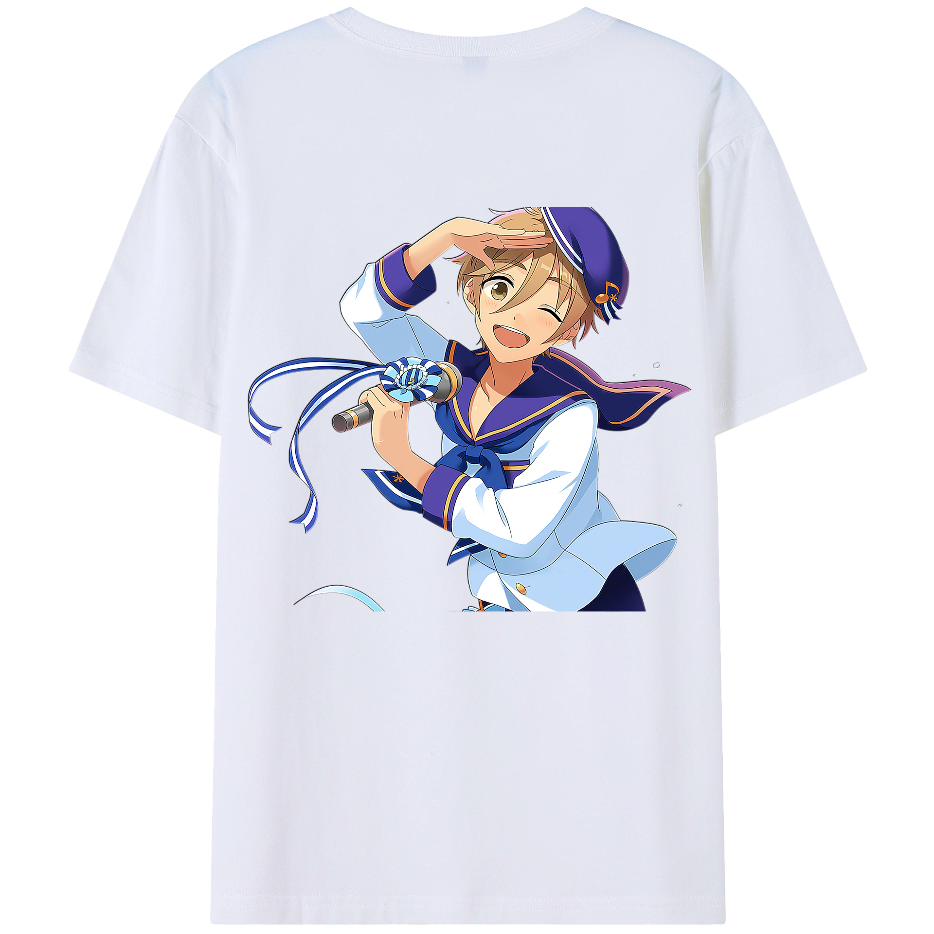 （画像用） あんさんぶるスターズ! Ensemble Stars 綿100％半袖Tシャツ（背面プリント）