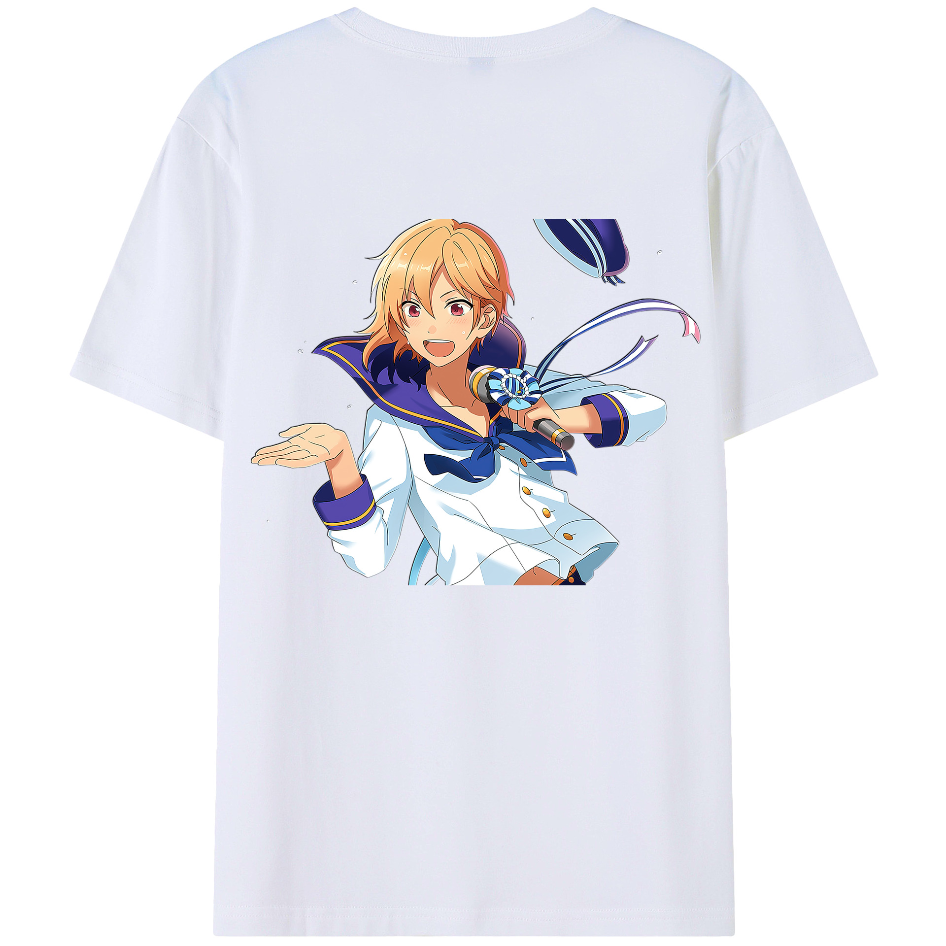（画像用） あんさんぶるスターズ! Ensemble Stars 綿100％半袖Tシャツ（背面プリント）