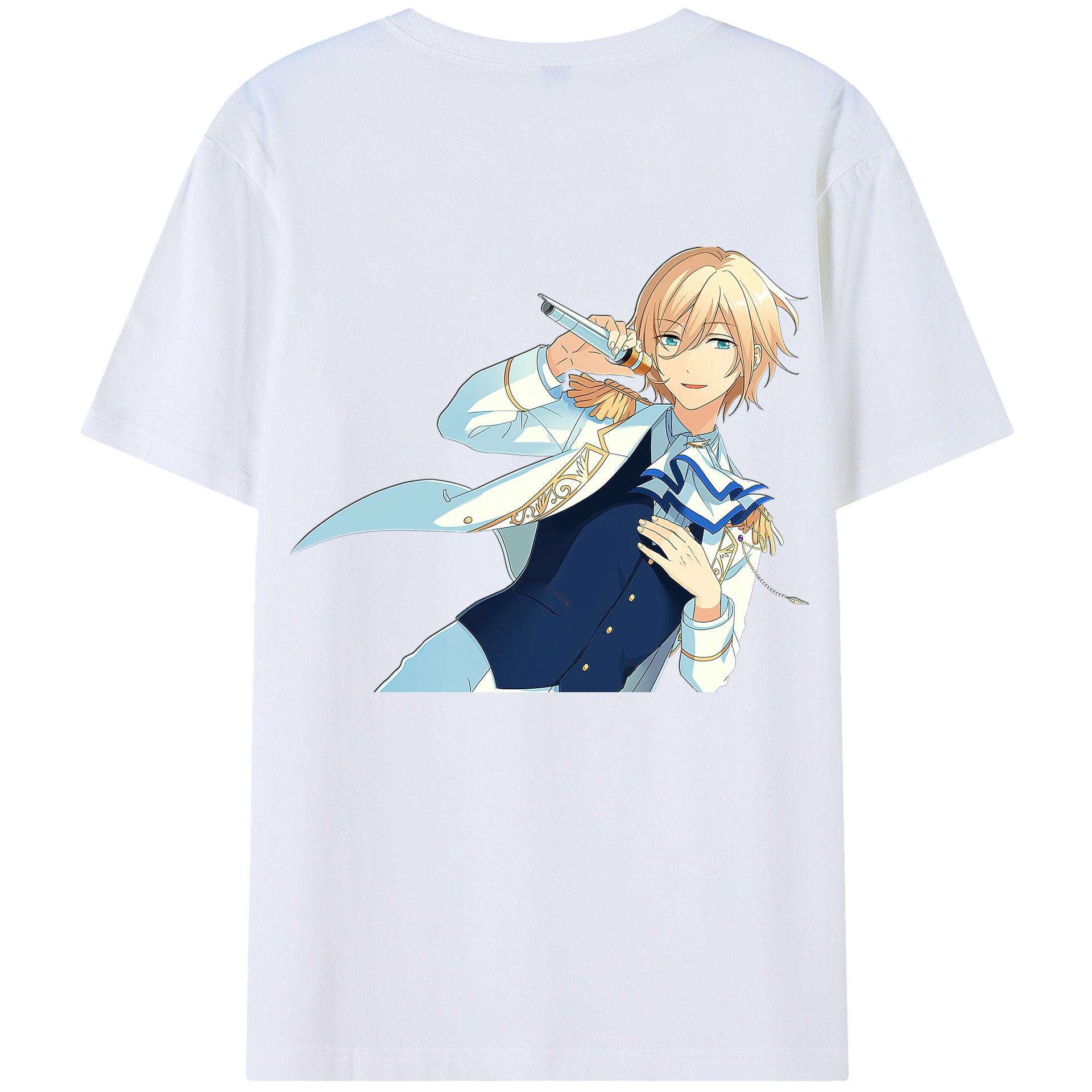 （画像用） あんさんぶるスターズ! Ensemble Stars 綿100％半袖Tシャツ（背面プリント）