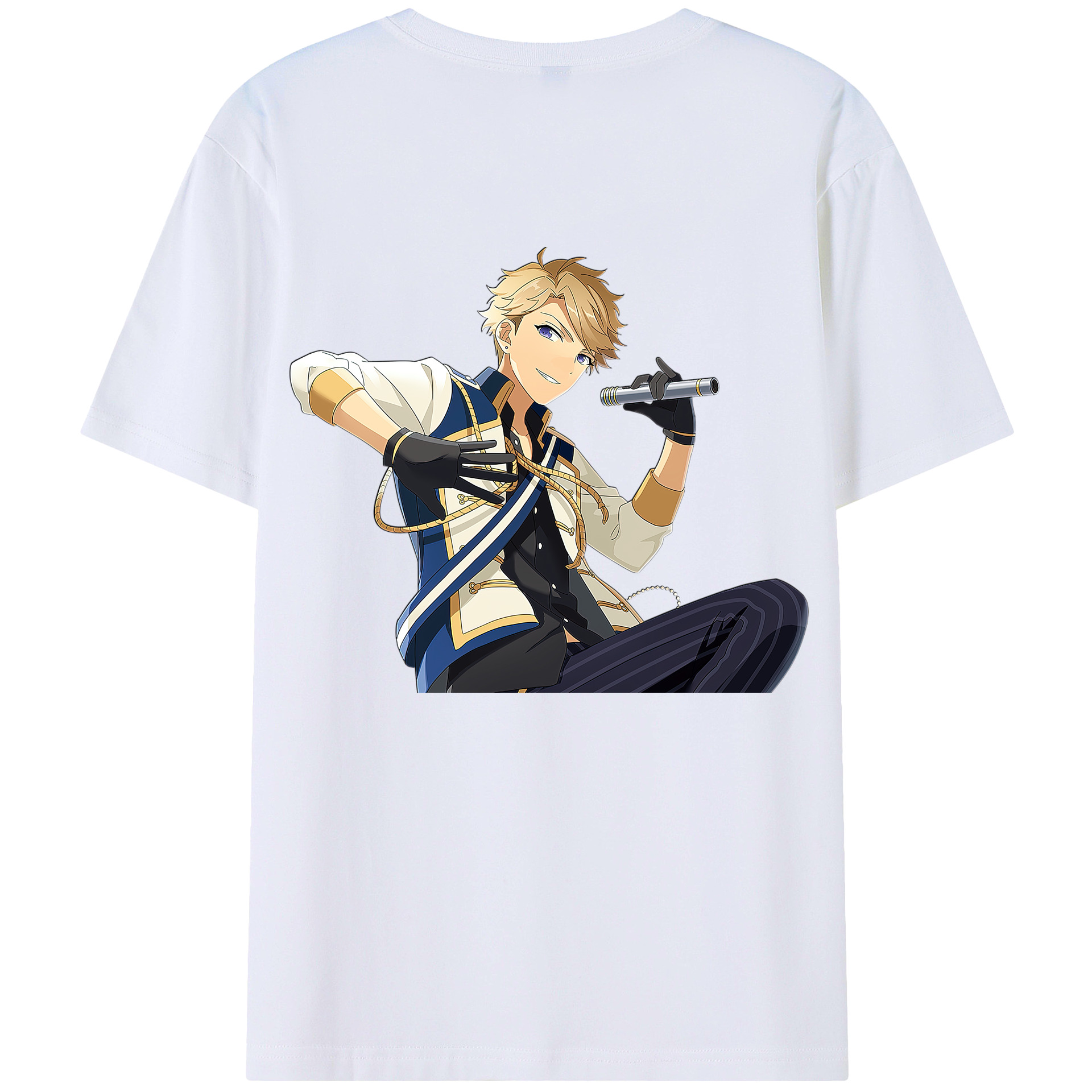 （画像用） あんさんぶるスターズ! Ensemble Stars 綿100％半袖Tシャツ（背面プリント）
