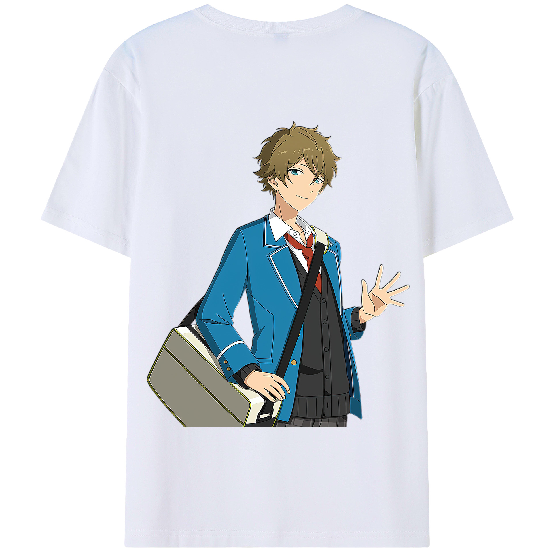 （画像用） あんさんぶるスターズ! Ensemble Stars 綿100％半袖Tシャツ（背面プリント）