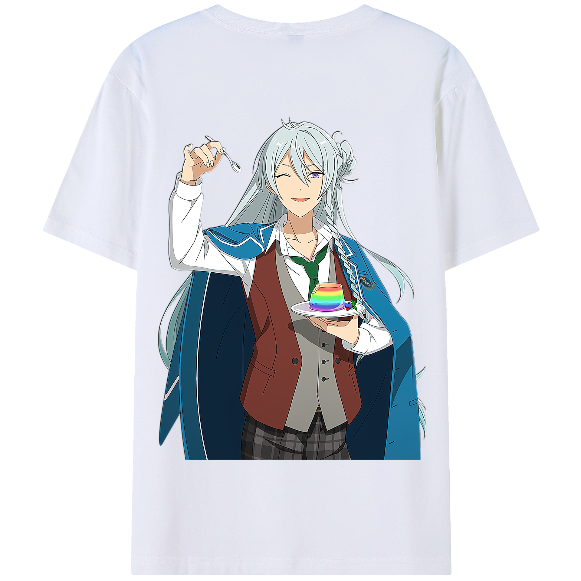 （画像用） あんさんぶるスターズ! Ensemble Stars 綿100％半袖Tシャツ（背面プリント）
