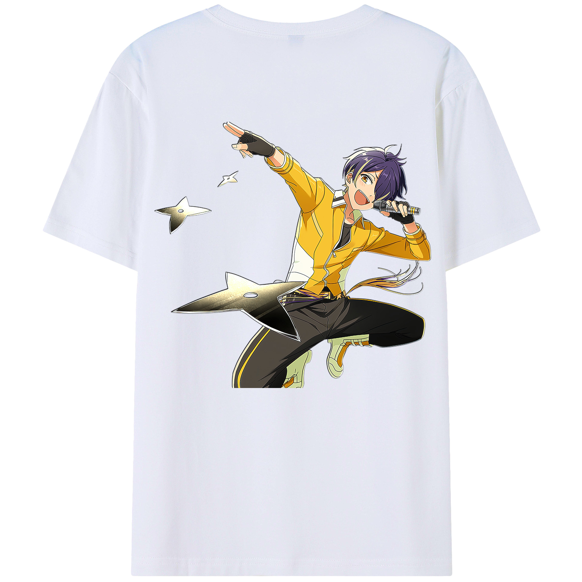 （画像用） あんさんぶるスターズ! Ensemble Stars 綿100％半袖Tシャツ（背面プリント）