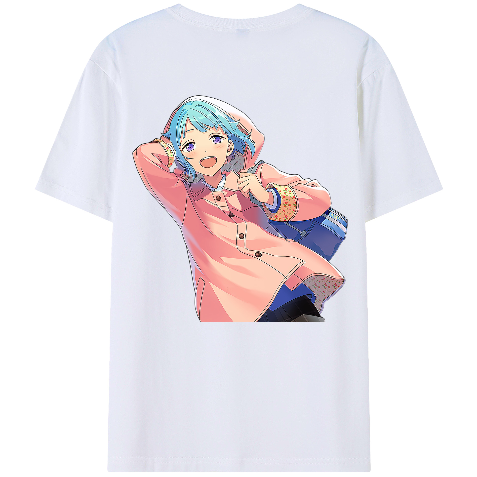 （画像用） あんさんぶるスターズ! Ensemble Stars 綿100％半袖Tシャツ（背面プリント）