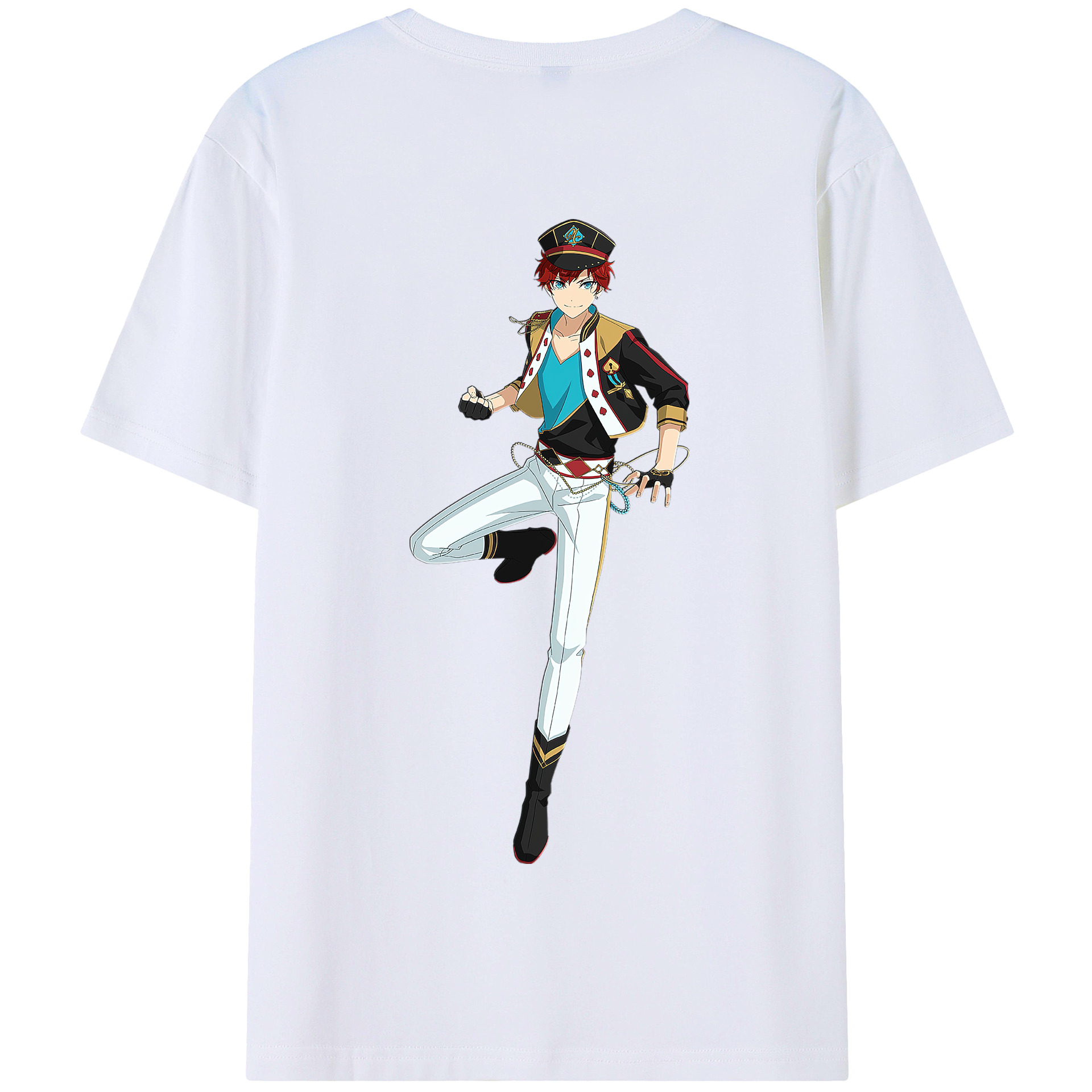 （画像用） あんさんぶるスターズ! Ensemble Stars 綿100％半袖Tシャツ（背面プリント）