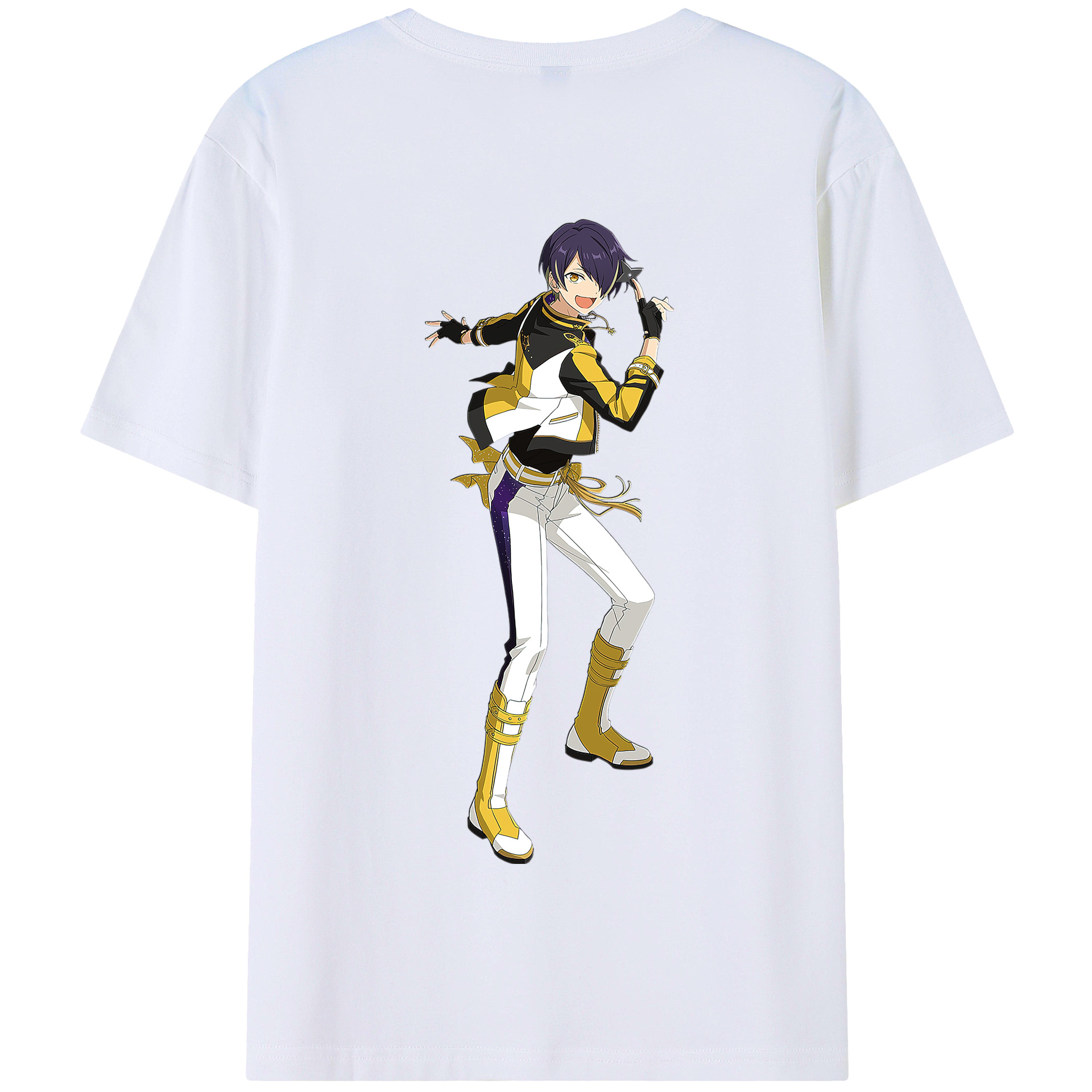 （画像用） あんさんぶるスターズ! Ensemble Stars 綿100％半袖Tシャツ（背面プリント）