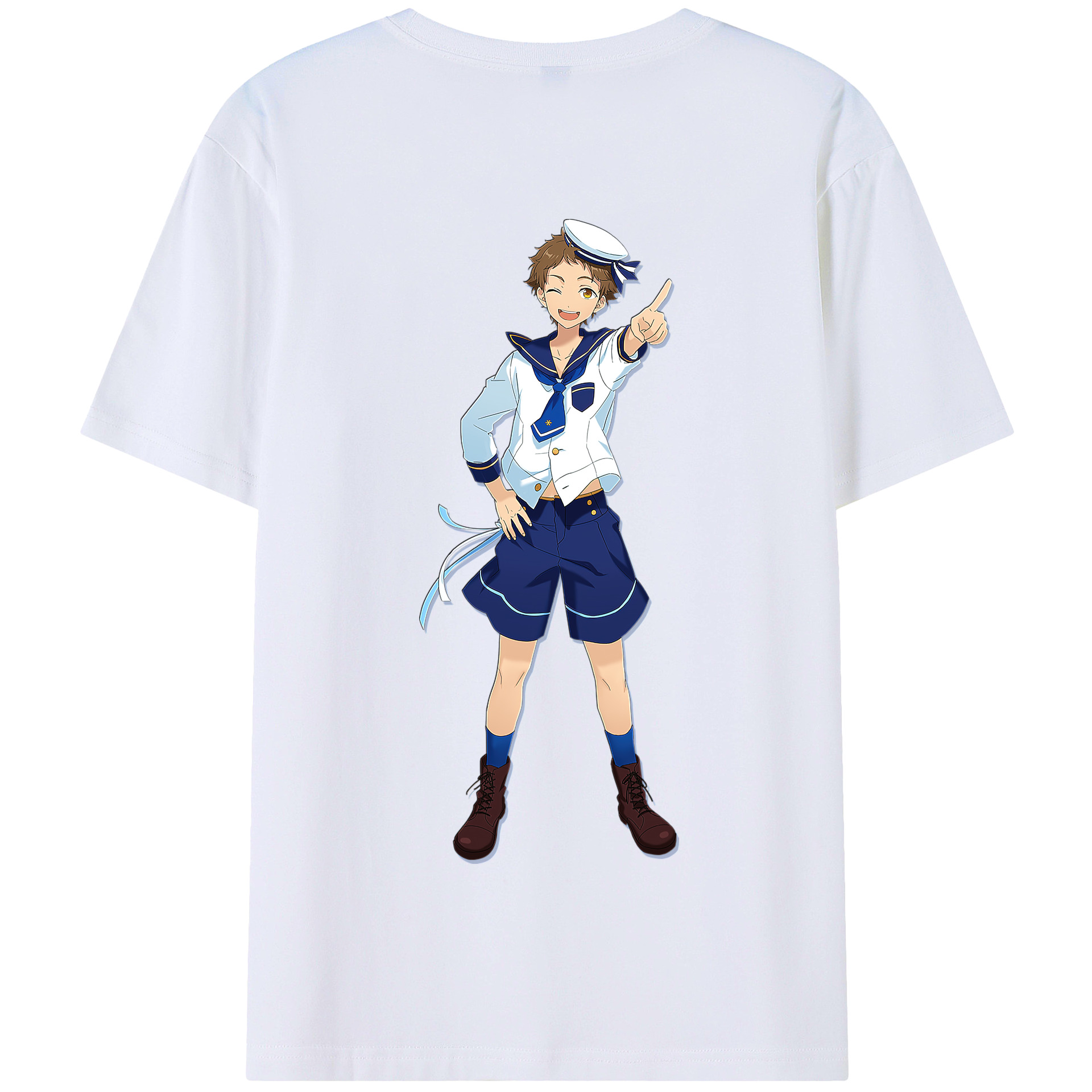 （画像用） あんさんぶるスターズ! Ensemble Stars 綿100％半袖Tシャツ（背面プリント）