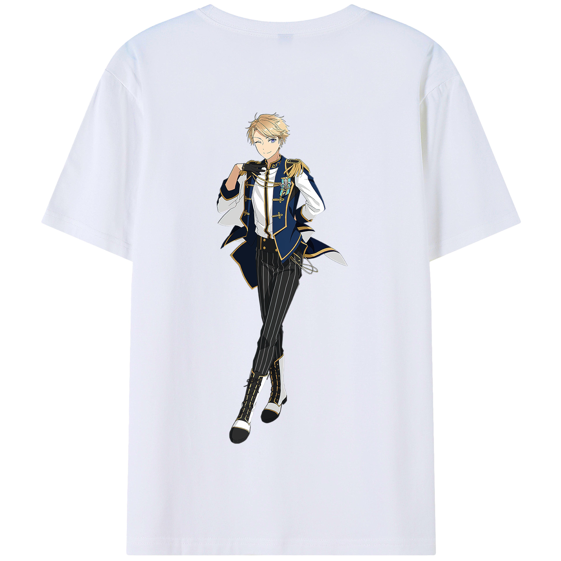 （画像用） あんさんぶるスターズ! Ensemble Stars 綿100％半袖Tシャツ（背面プリント）