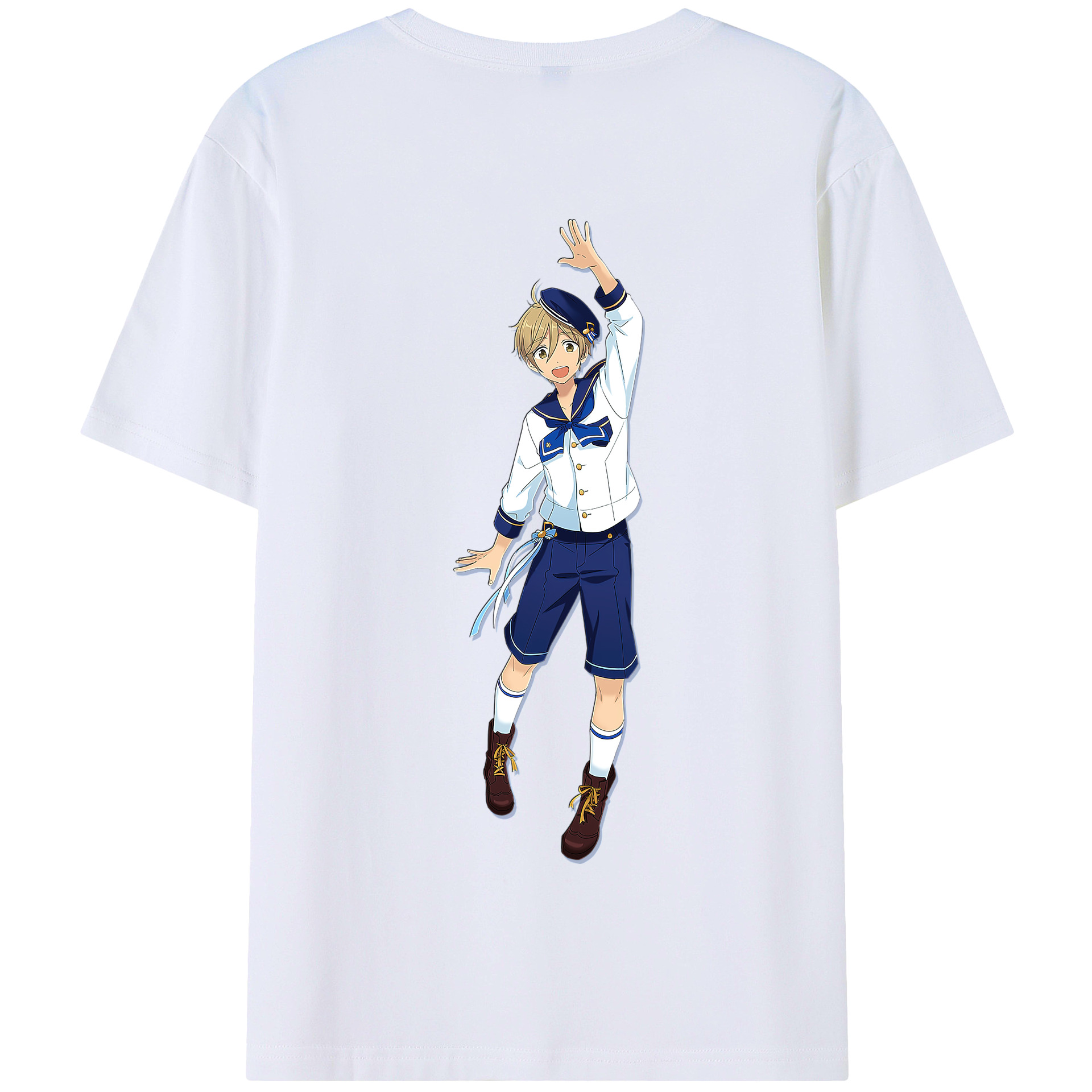 （画像用） あんさんぶるスターズ! Ensemble Stars 綿100％半袖Tシャツ（背面プリント）