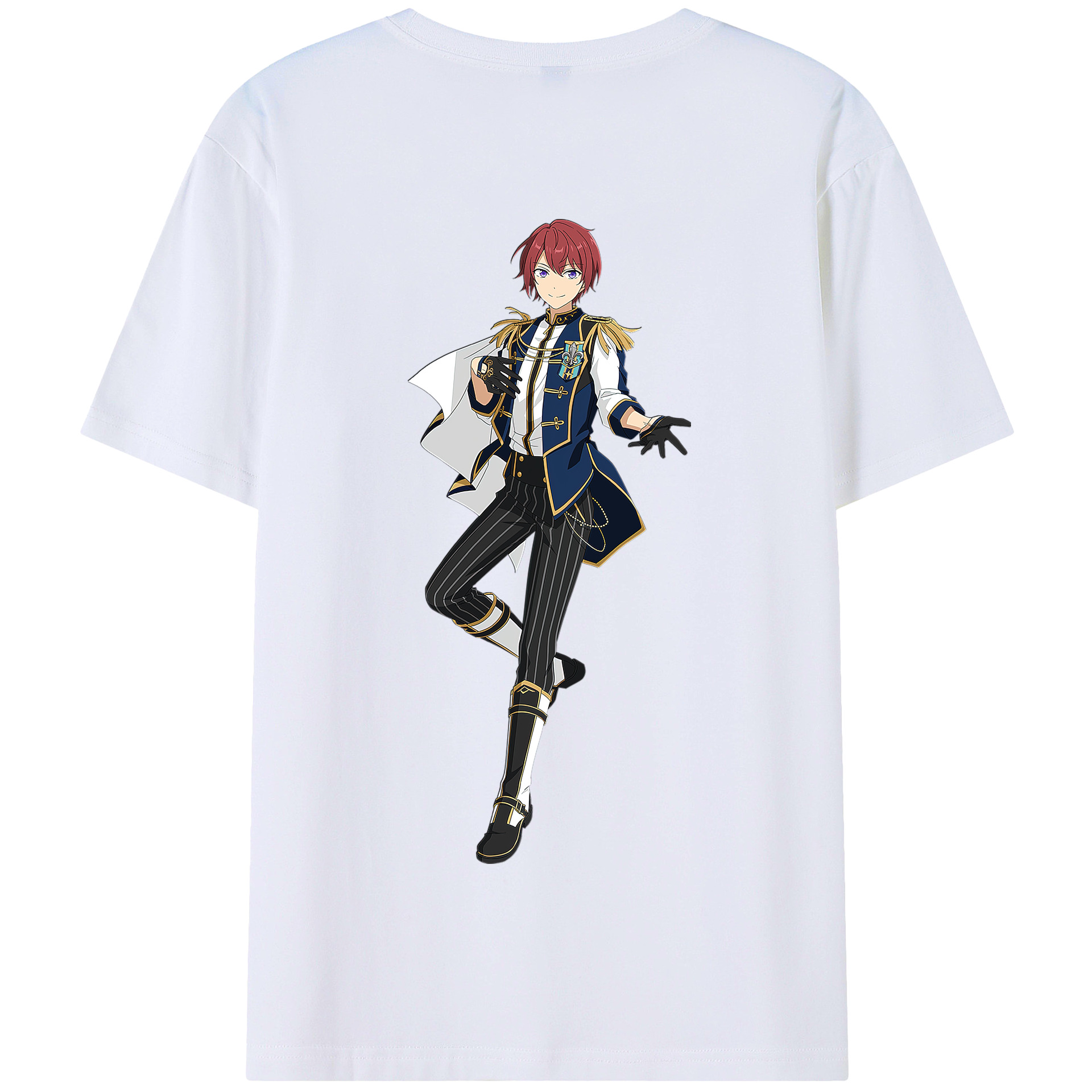 （画像用） あんさんぶるスターズ! Ensemble Stars 綿100％半袖Tシャツ（背面プリント）