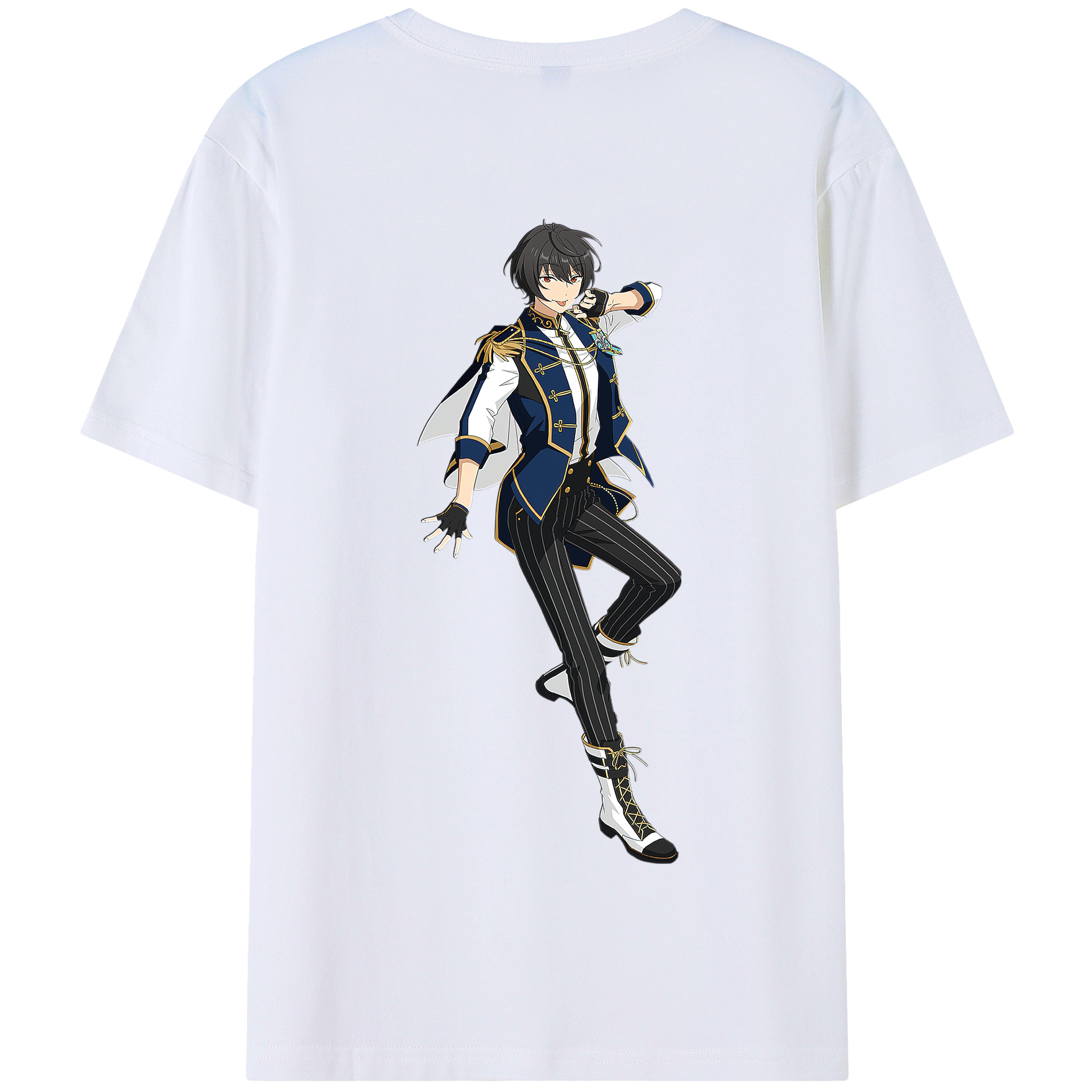 （画像用） あんさんぶるスターズ! Ensemble Stars 綿100％半袖Tシャツ（背面プリント）