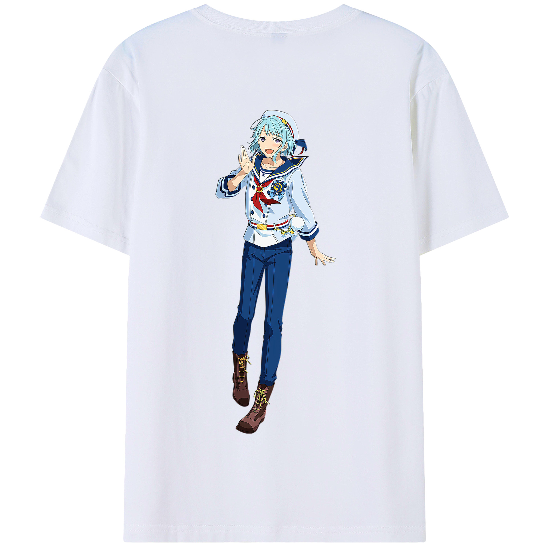 （画像用） あんさんぶるスターズ! Ensemble Stars 綿100％半袖Tシャツ（背面プリント）