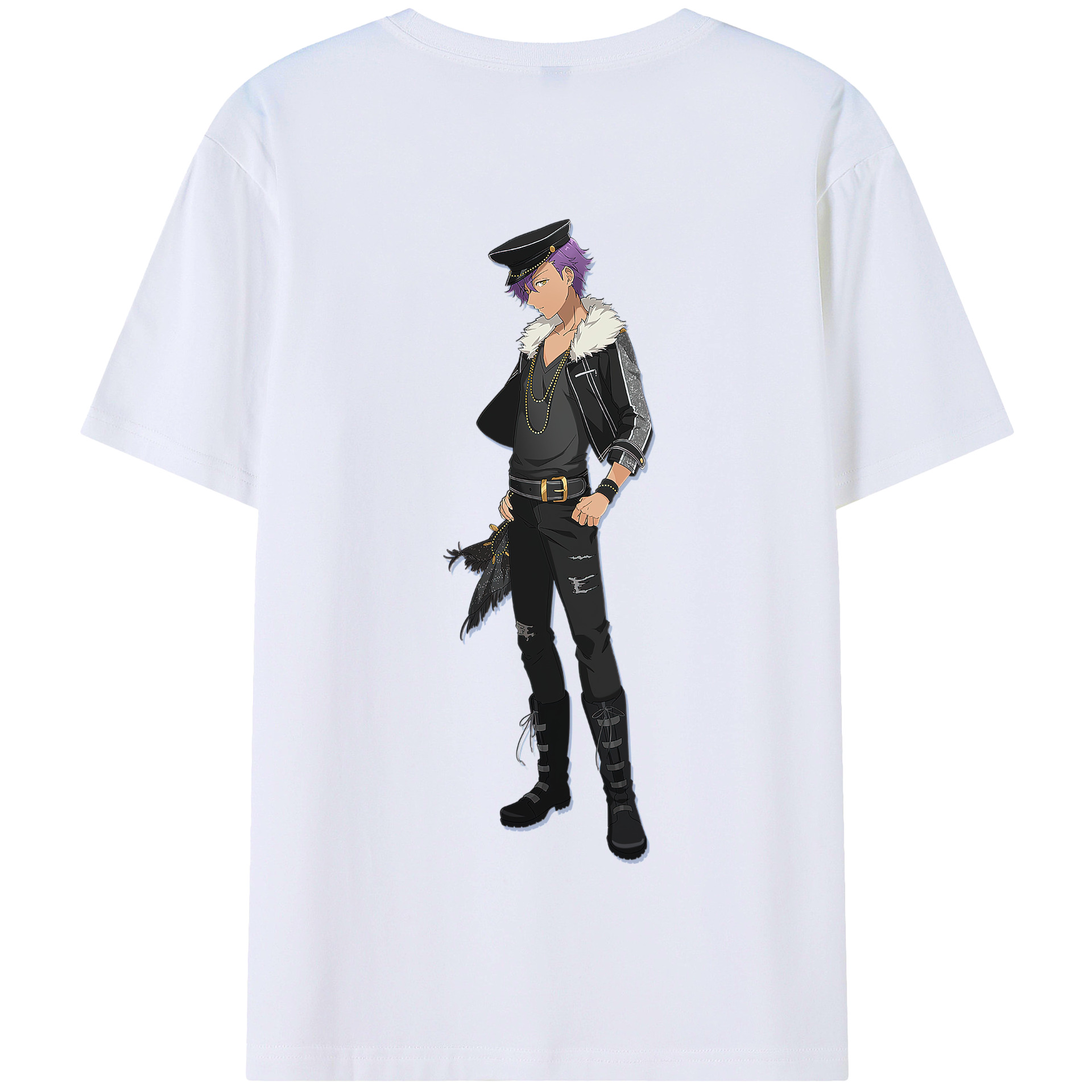 （画像用） あんさんぶるスターズ! Ensemble Stars 綿100％半袖Tシャツ（背面プリント）