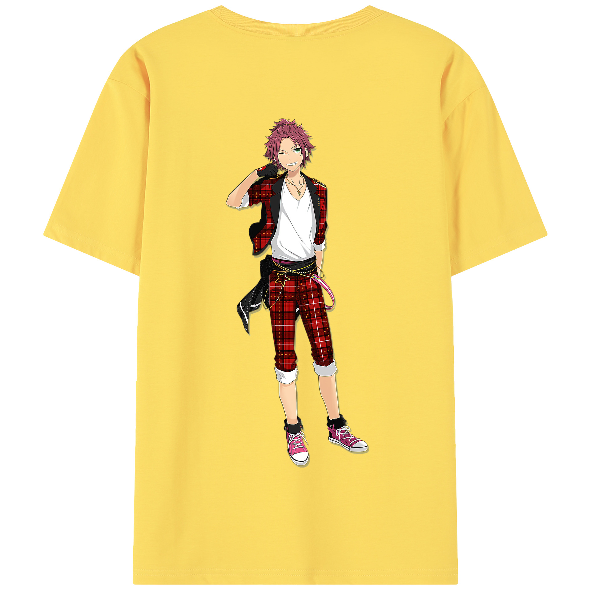 （画像用） あんさんぶるスターズ! Ensemble Stars 綿100％半袖Tシャツ（背面プリント）