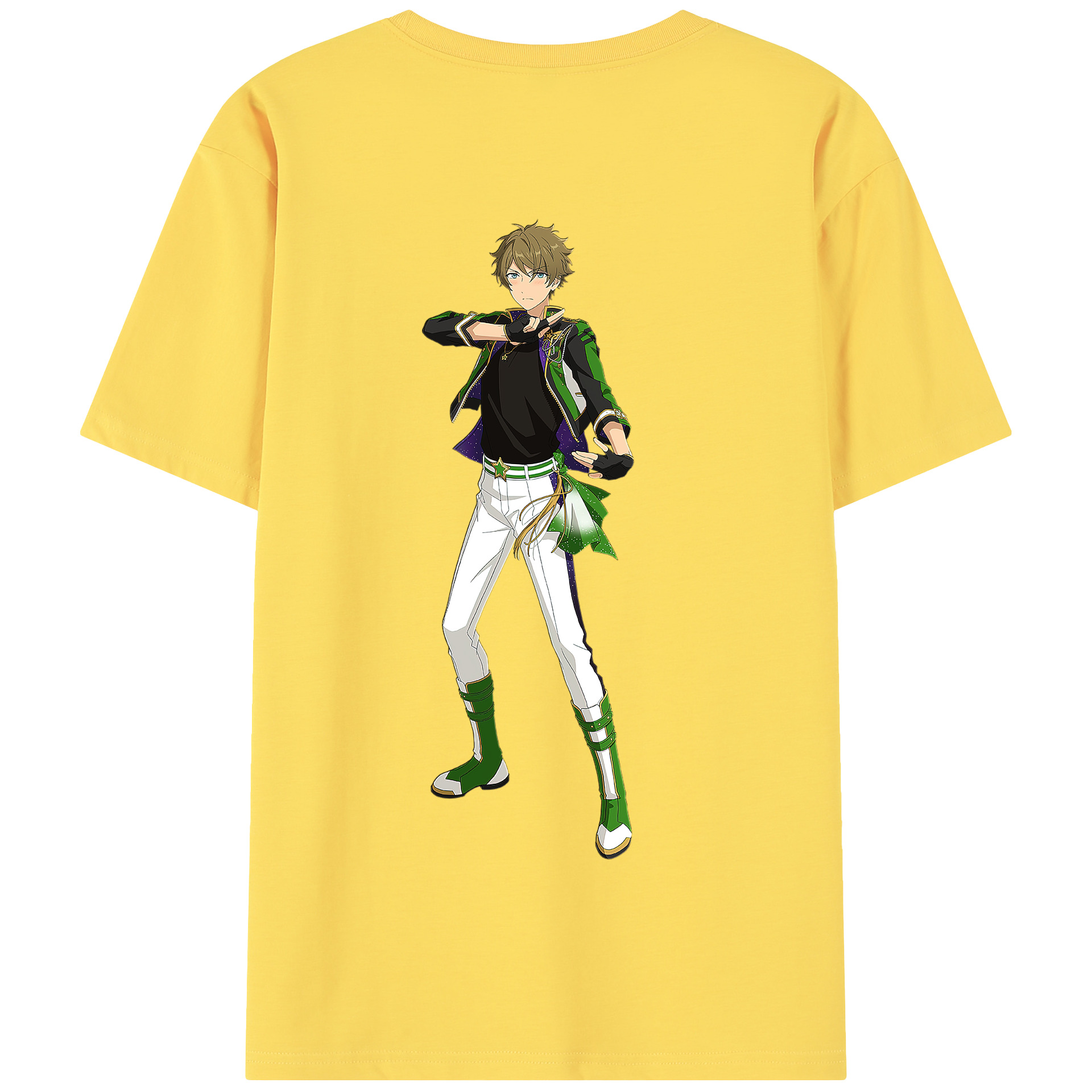 （画像用） あんさんぶるスターズ! Ensemble Stars 綿100％半袖Tシャツ（背面プリント）