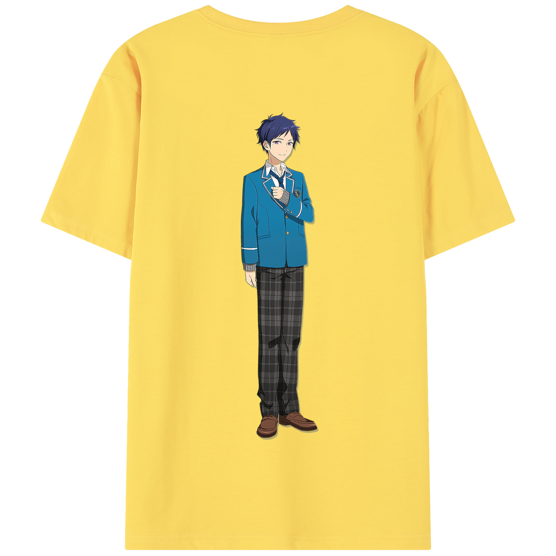 （画像用） あんさんぶるスターズ! Ensemble Stars 綿100％半袖Tシャツ（背面プリント）
