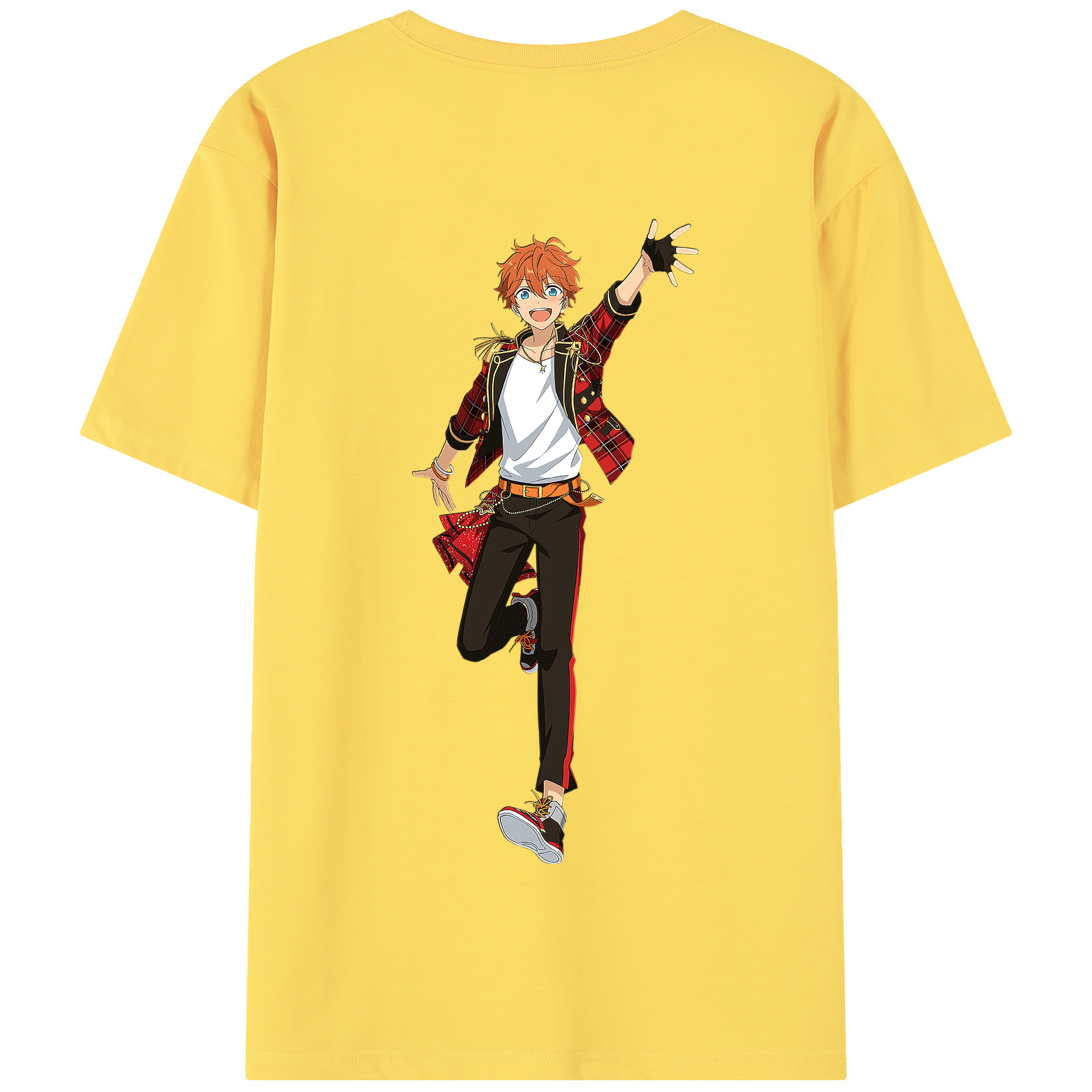 （画像用） あんさんぶるスターズ! Ensemble Stars 綿100％半袖Tシャツ（背面プリント）