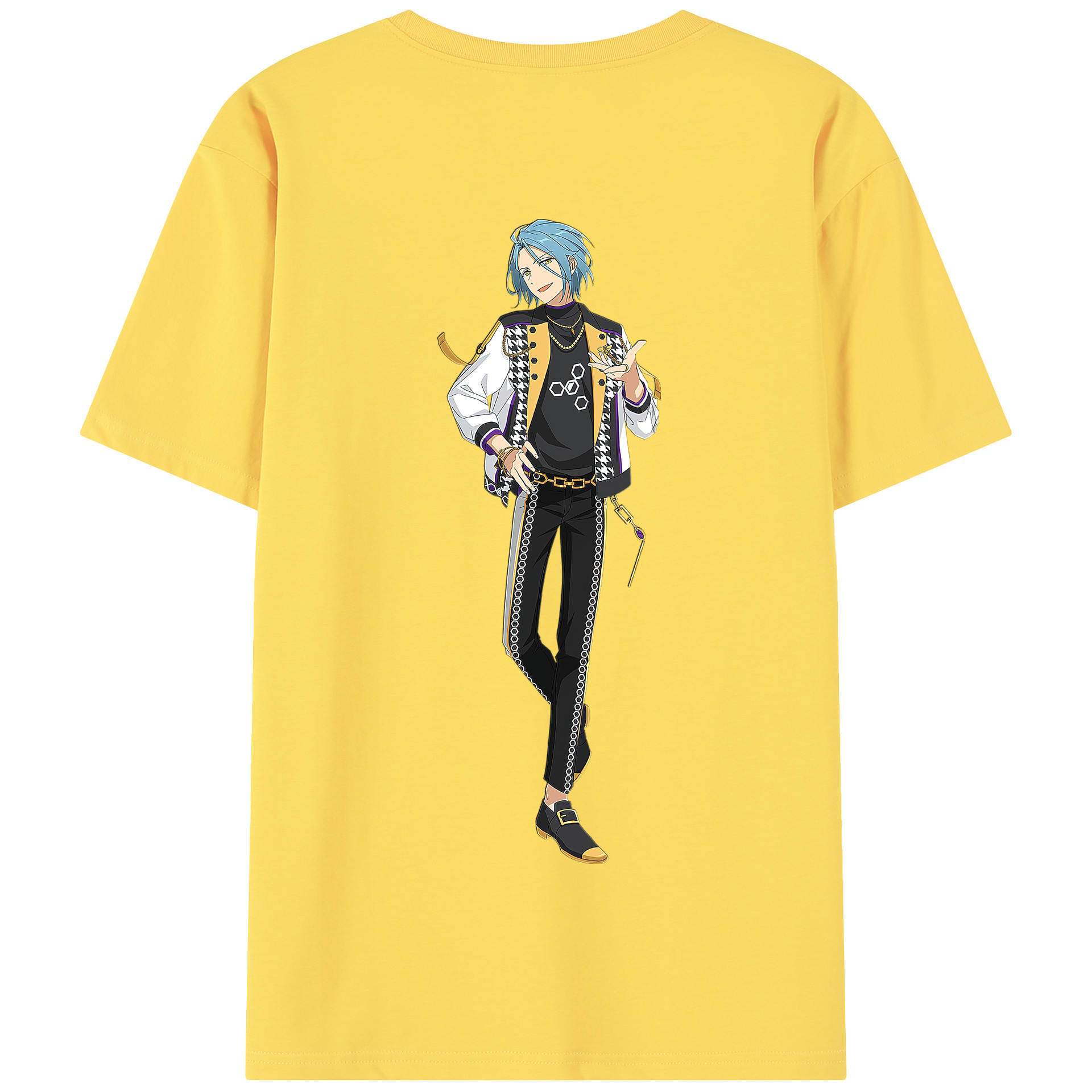 （画像用） あんさんぶるスターズ! Ensemble Stars 綿100％半袖Tシャツ（背面プリント）