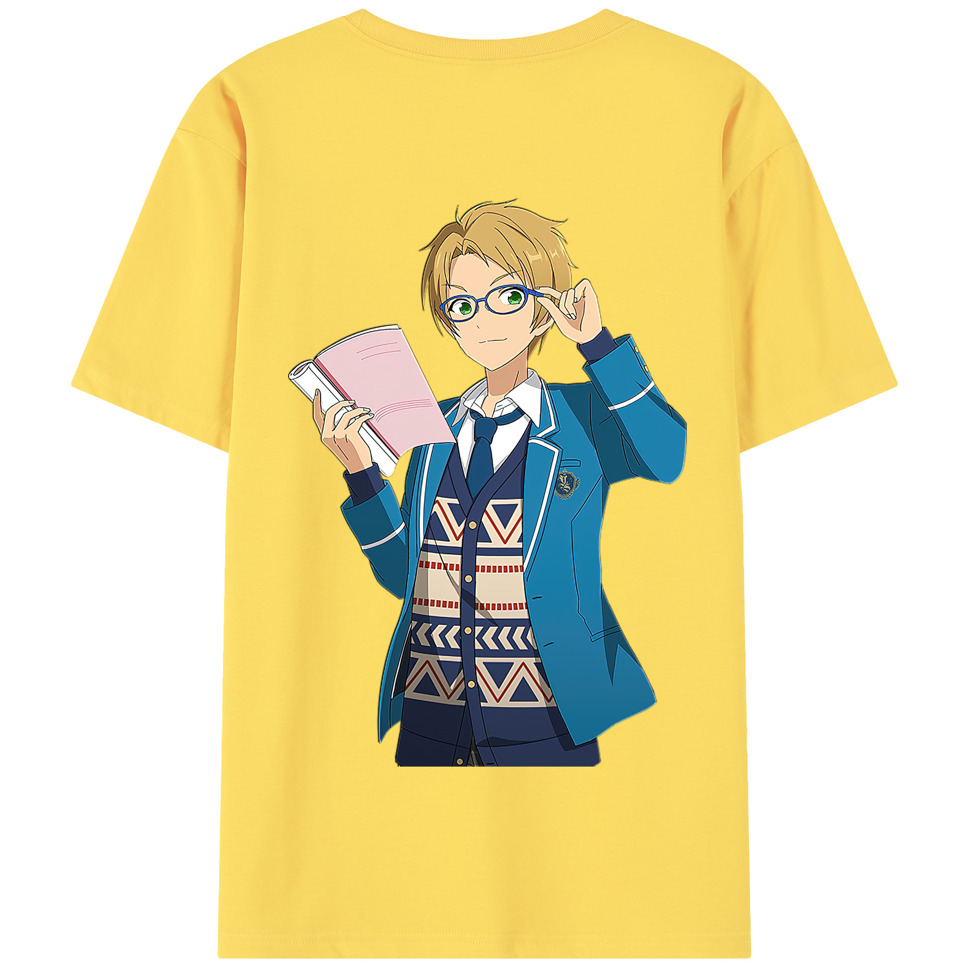（画像用） あんさんぶるスターズ! Ensemble Stars 綿100％半袖Tシャツ（背面プリント）