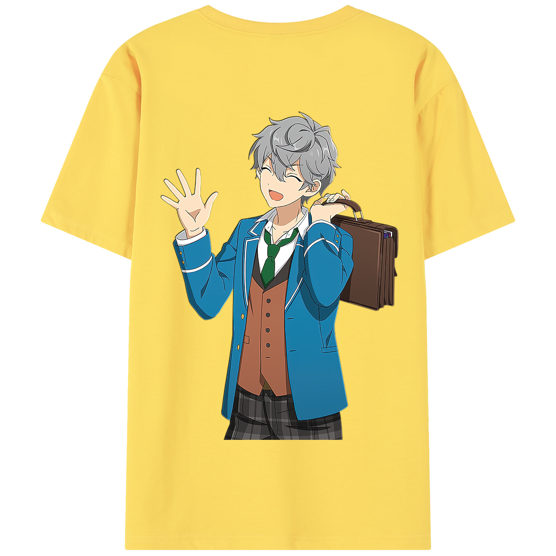 （画像用） あんさんぶるスターズ! Ensemble Stars 綿100％半袖Tシャツ（背面プリント）