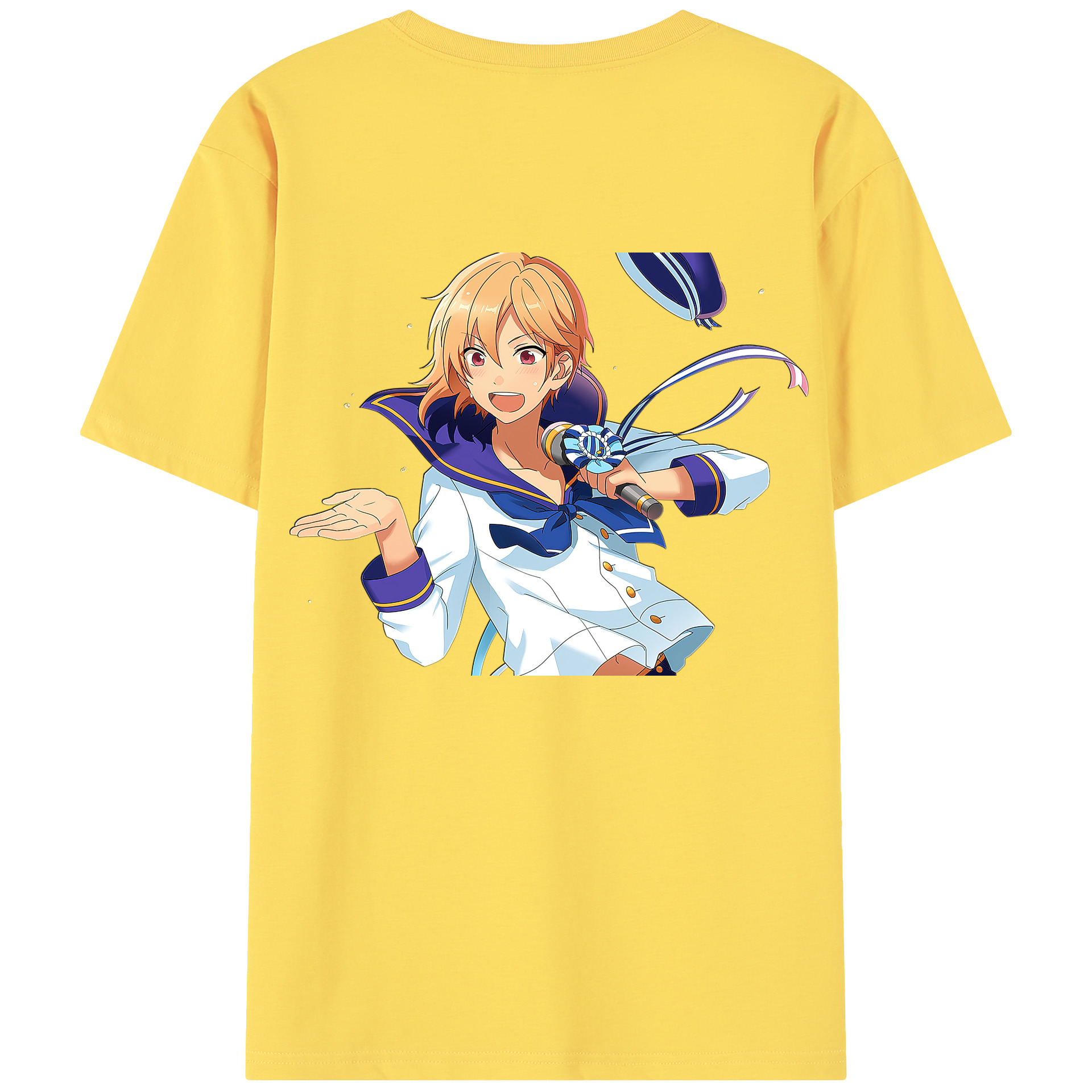 （画像用） あんさんぶるスターズ! Ensemble Stars 綿100％半袖Tシャツ（背面プリント）