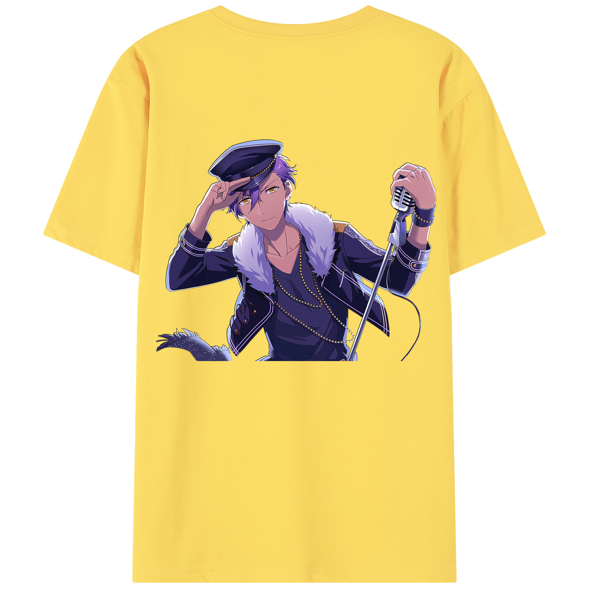 （画像用） あんさんぶるスターズ! Ensemble Stars 綿100％半袖Tシャツ（背面プリント）